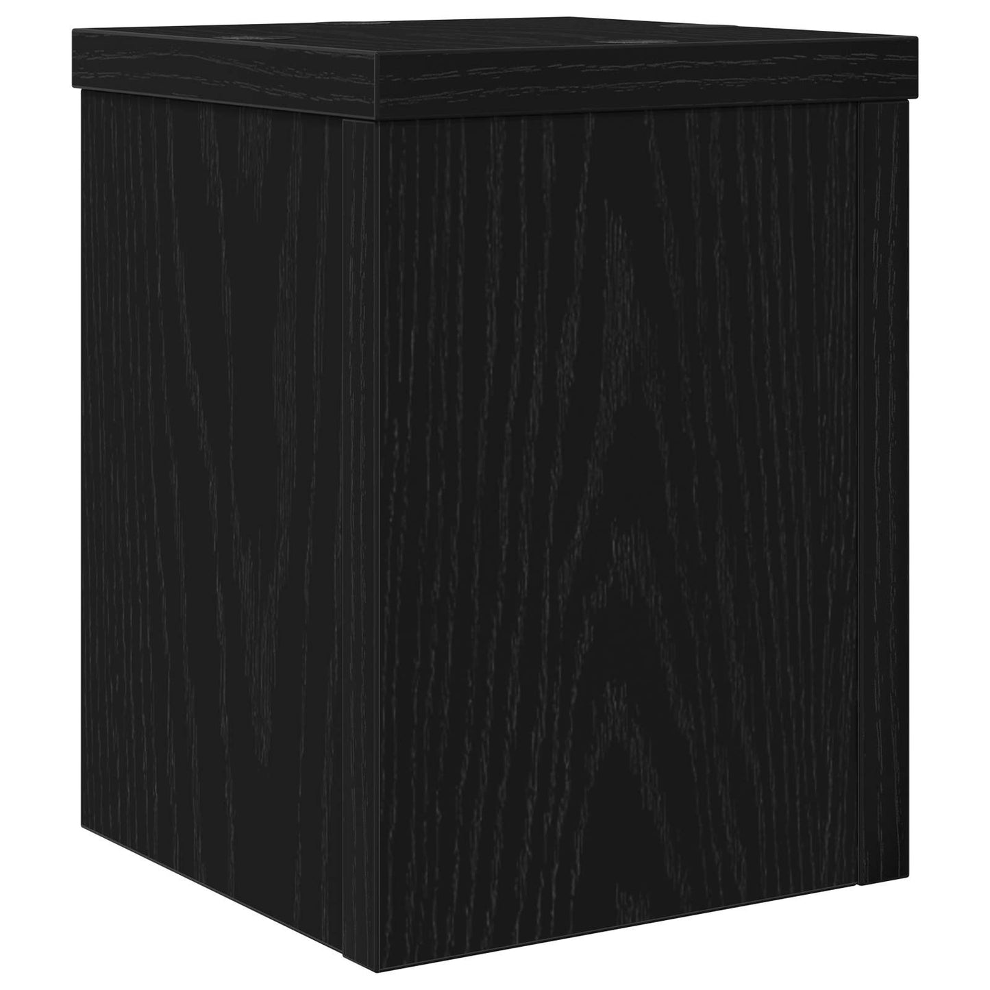 Planteholder 2 pcs Svart Eik 15 x 15 x 20 cm Konstruert tre