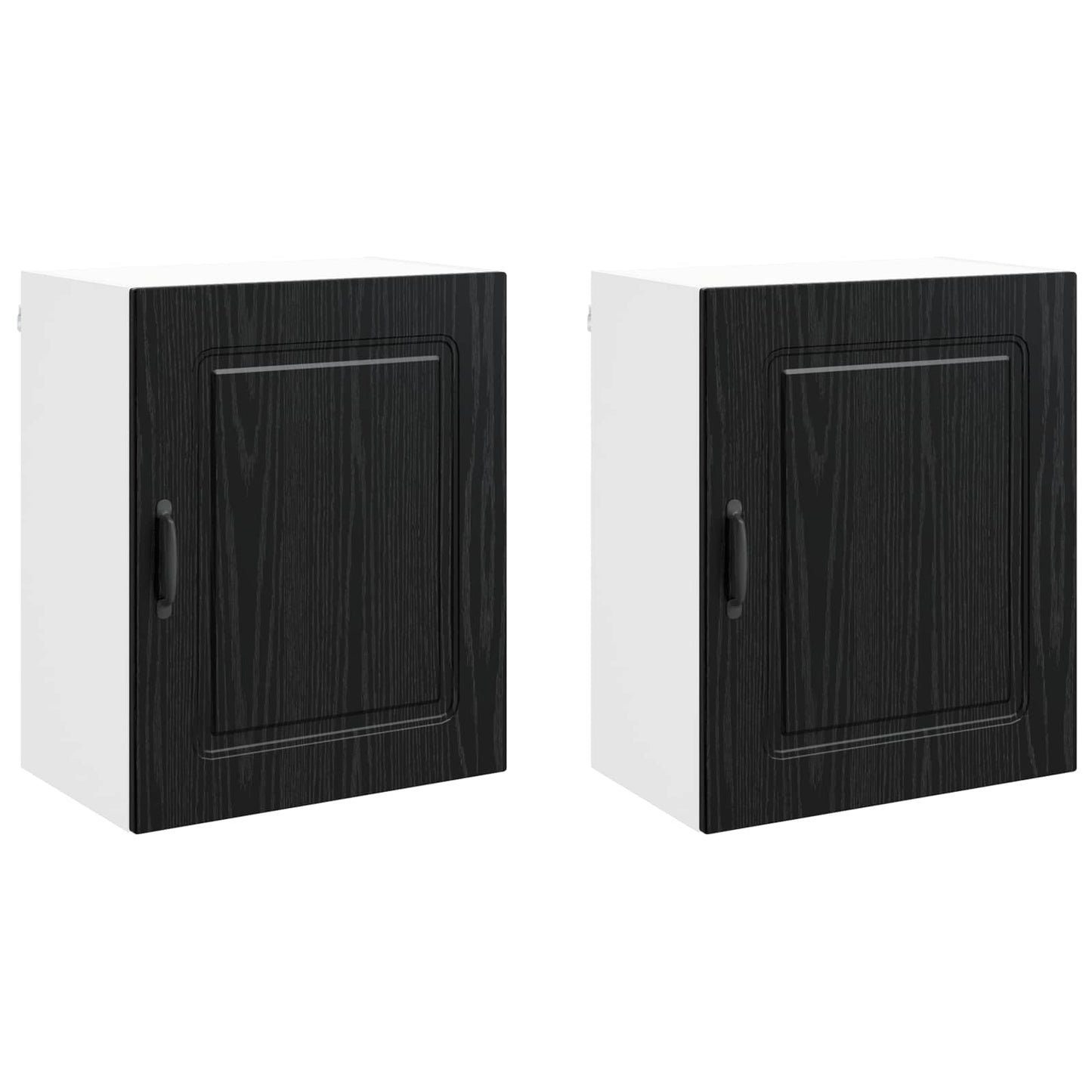 Oppvaskmaskin-panel Kalmar 2 pcs Svart Eik 50 x 31 x 60 cm
