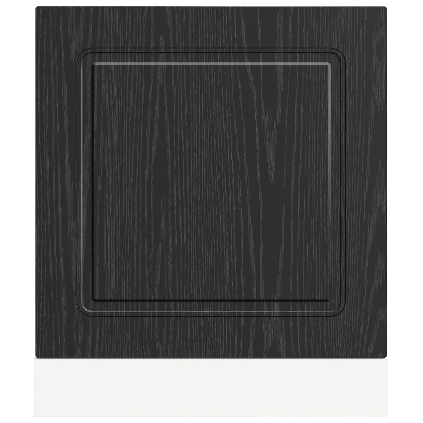 Kjøkkenskap Kalmar Svart Eik 60 x 1,5 x 67 cm Konstruert tre vidaXL