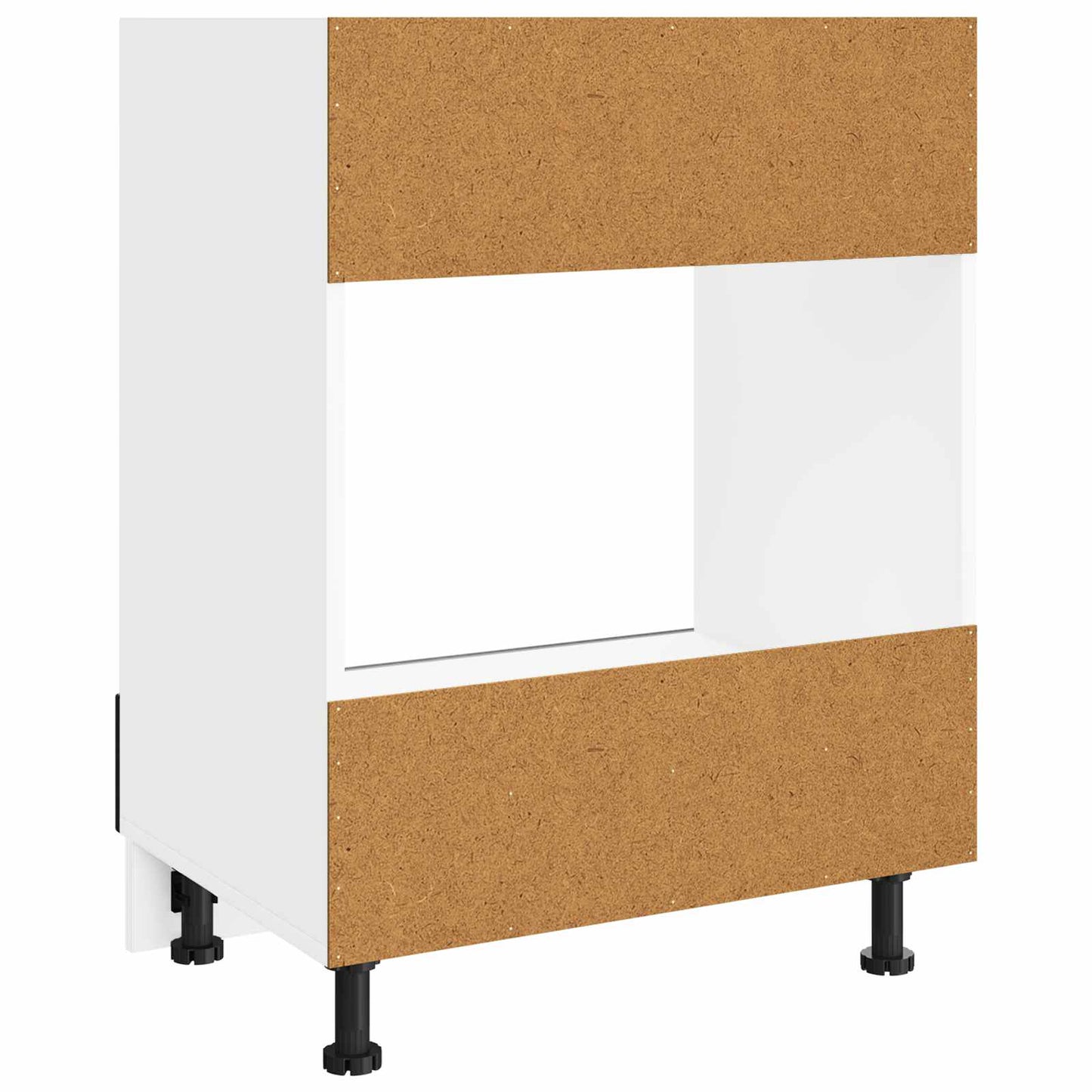 Ovnskap LUCCA Svart eik 60 x 46 x 81,5 cm Konstruert tre