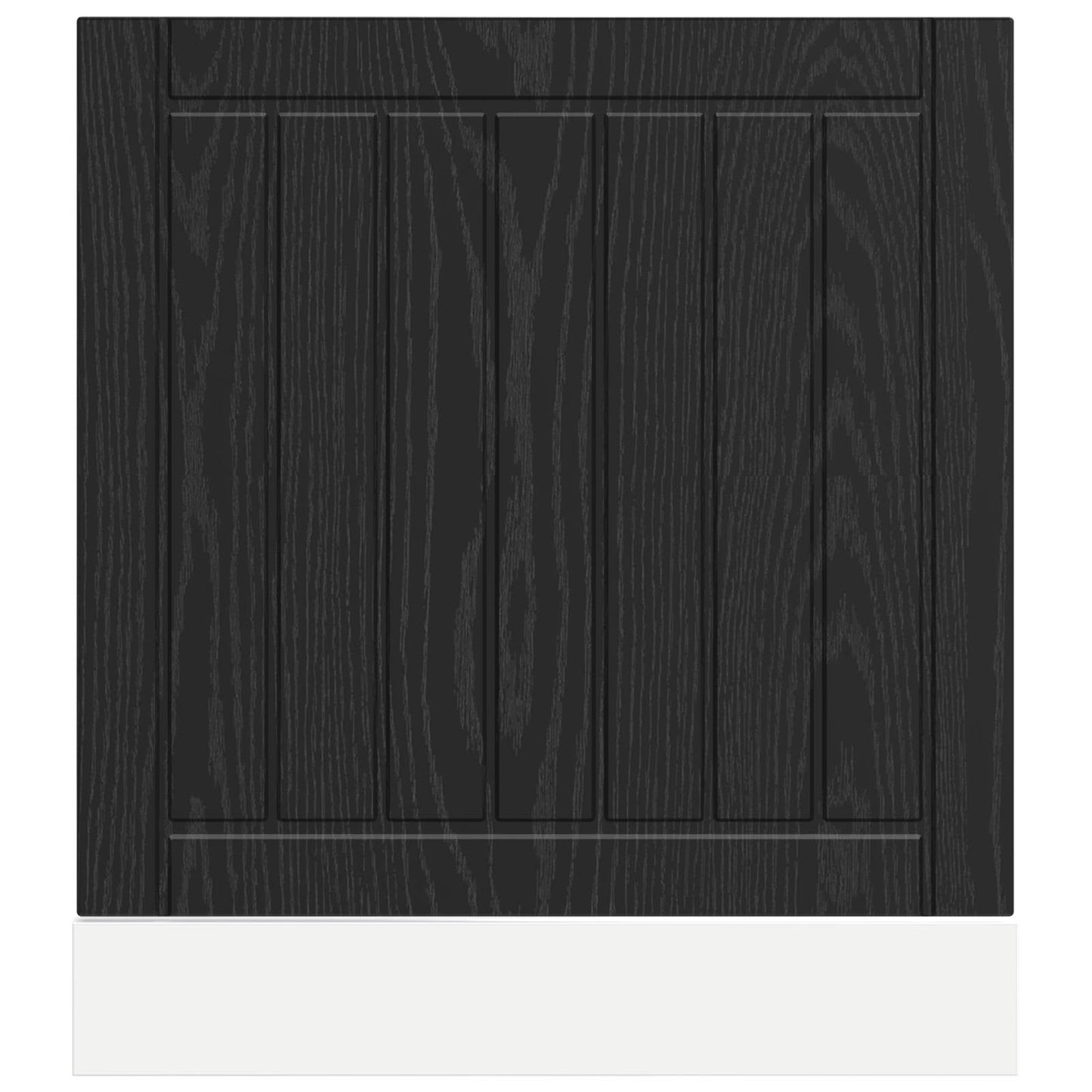 Kjøkkenskap Svart Eik 60 x 1,5 x 67 cm Konstruert tre vidaXL