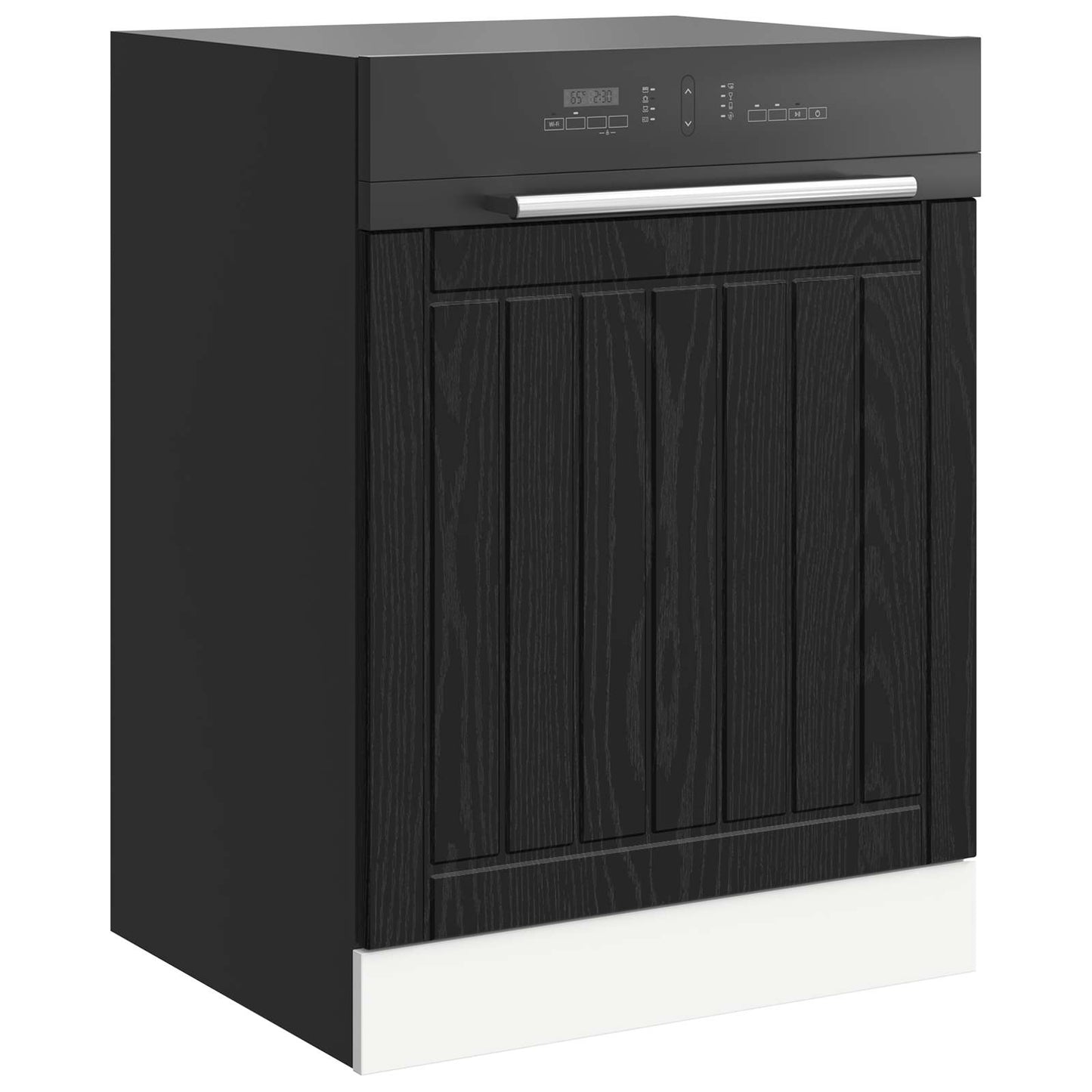 Kjøkkenskap Svart Eik 60 x 1,5 x 67 cm Konstruert tre vidaXL