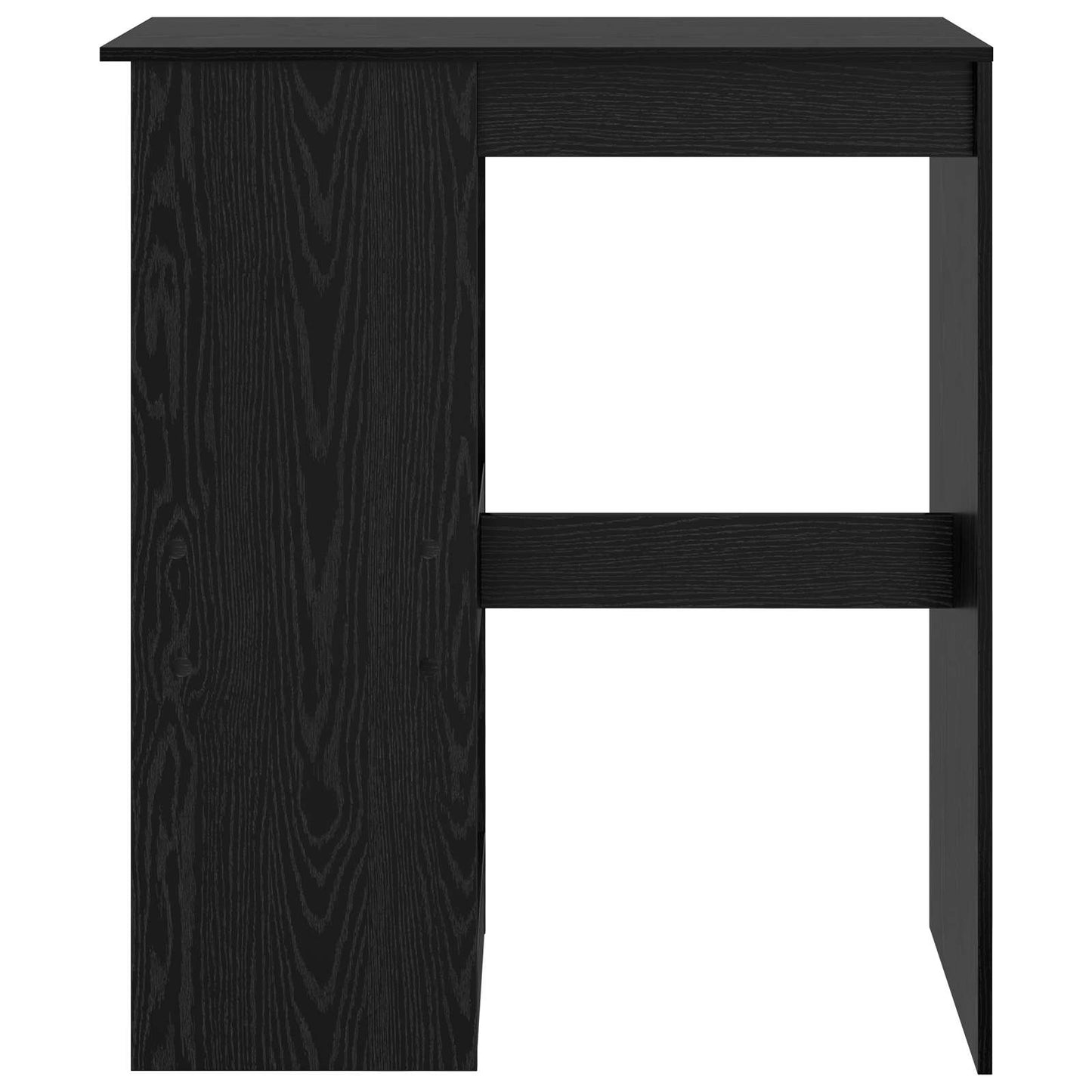 Barbord med hylle Svart Eik 90 x 47,5 x 103,5 cm Konstruert tre