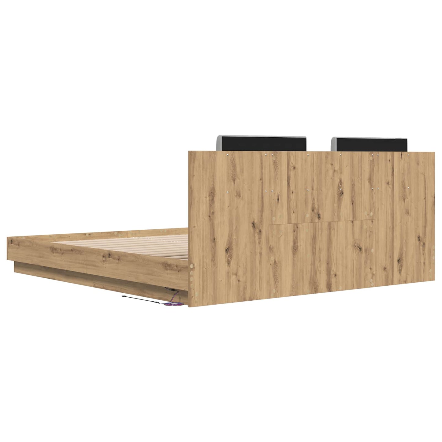 Sengestamme med hodegatt Artisan Eik 200 x 200 cm