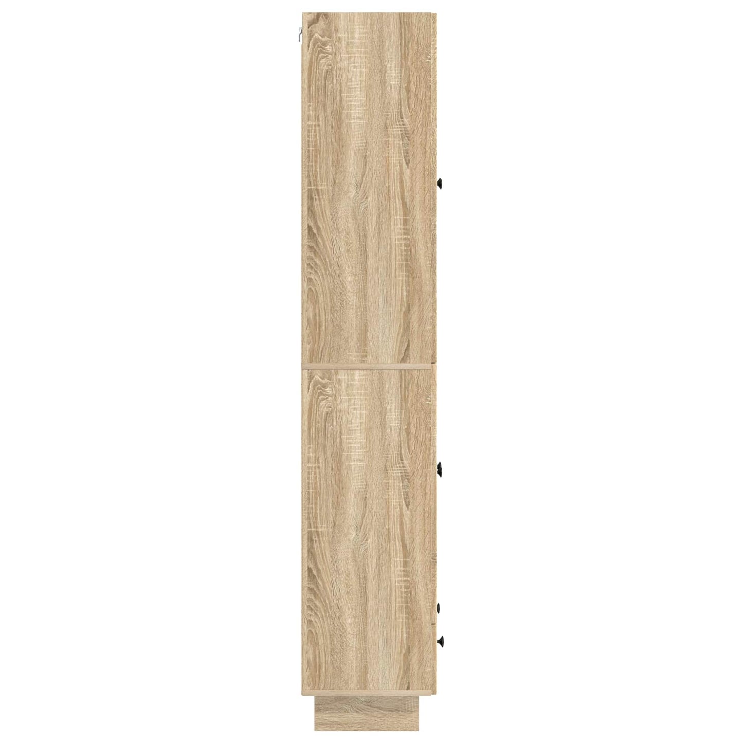 Skapsett 2 pcs Sonoma eik 66 x 34,5 x 95 cm Konstruert tre