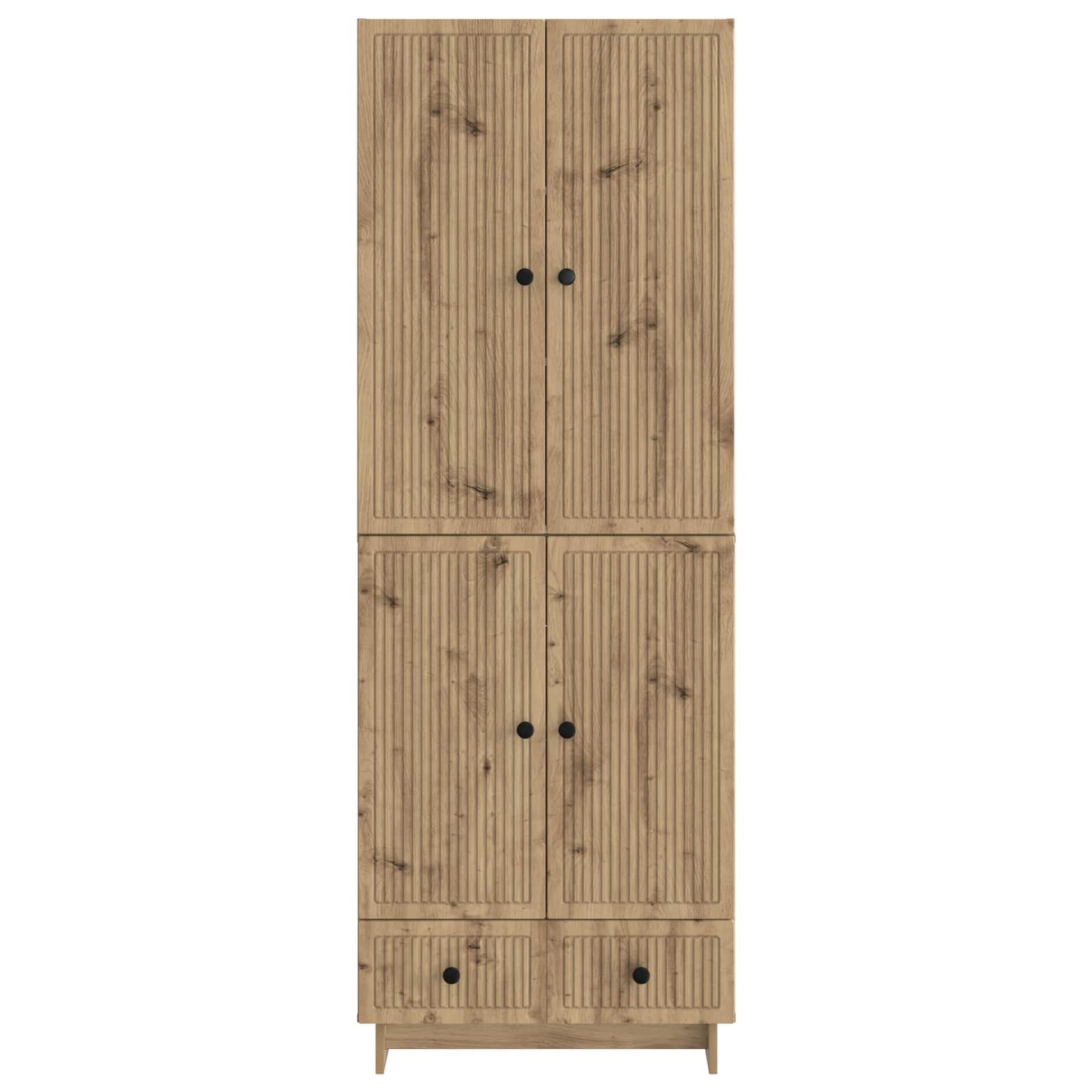 Skapsett 2 pcs Artisan eik 66 x 34,5 x 95 cm Konstruert tre