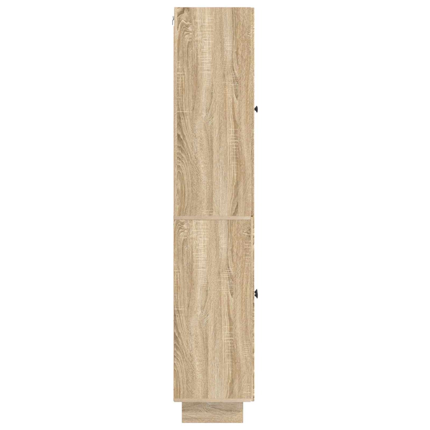 Skapsett 2 pcs Sonoma eik 66 x 34,5 x 90 cm Konstruert tre