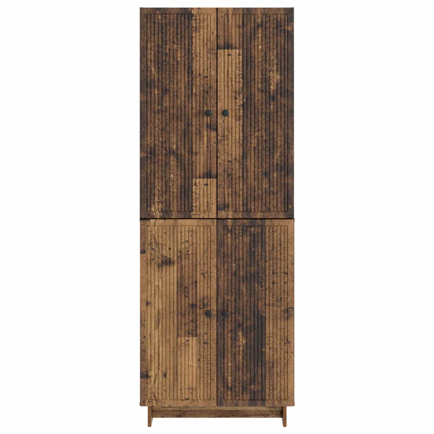 Skapsett 2 pcs Gammelt tre 66 x 34,5 x 90 cm Konstruert tre