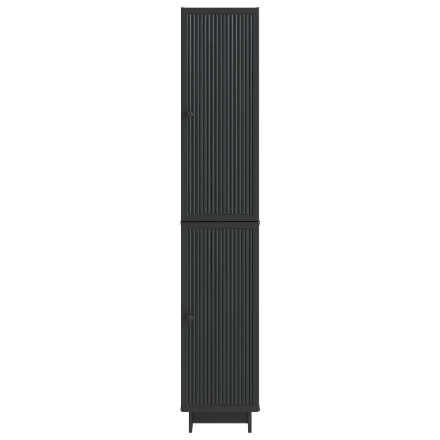 Skapsett 2 pcs Svart 34,5 x 33 x 90 cm Konstruert tre