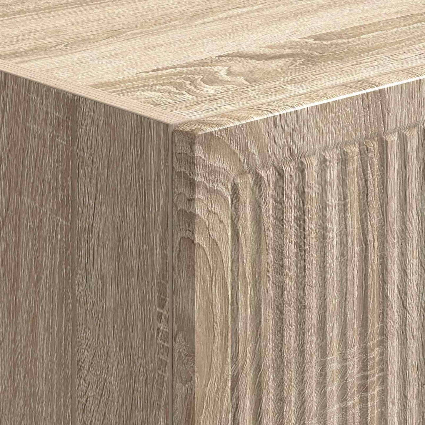 Skapsett 2 pcs Sonoma eik 34,5 x 33 x 90 cm Konstruert tre