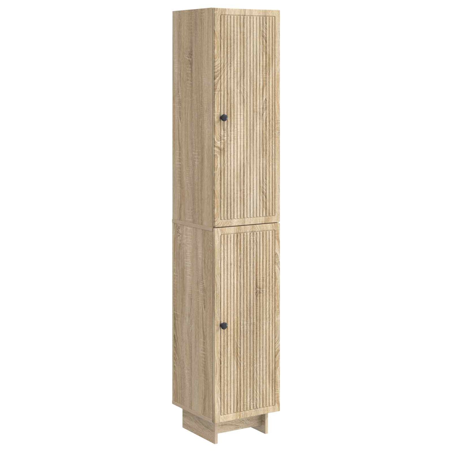 Skapsett 2 pcs Sonoma eik 34,5 x 33 x 90 cm Konstruert tre
