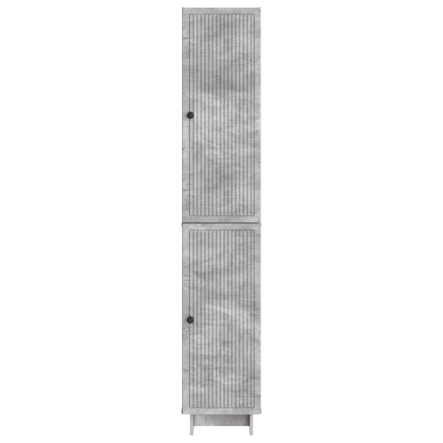 Skapsett 2 pcs Betonggrå 34,5 x 33 x 90 cm Konstruert tre