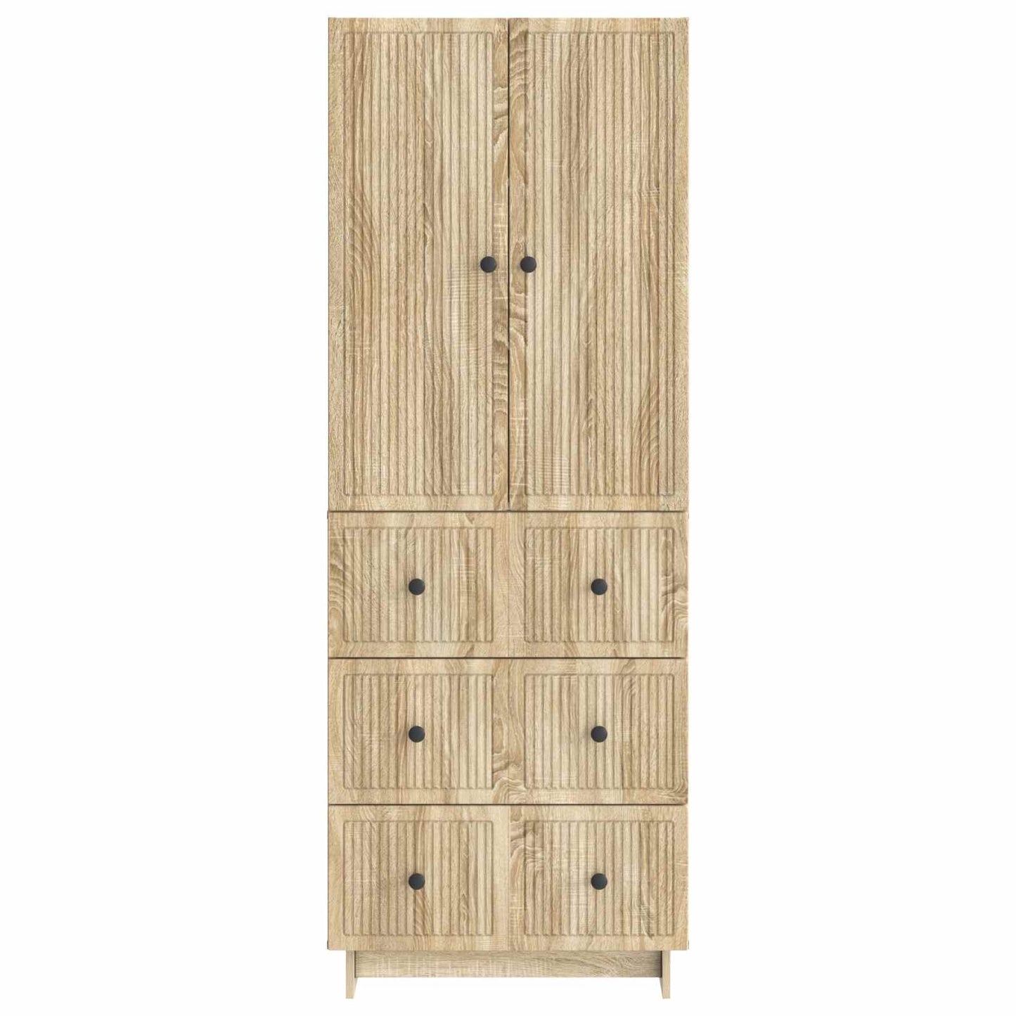 Skapsett 2 pcs 66 x 34,5 x 90 cm Konstruert tre