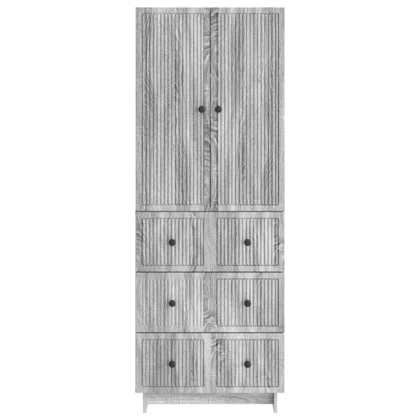 Skapsett 2 pcs 66 x 34,5 x 90 cm Konstruert tre