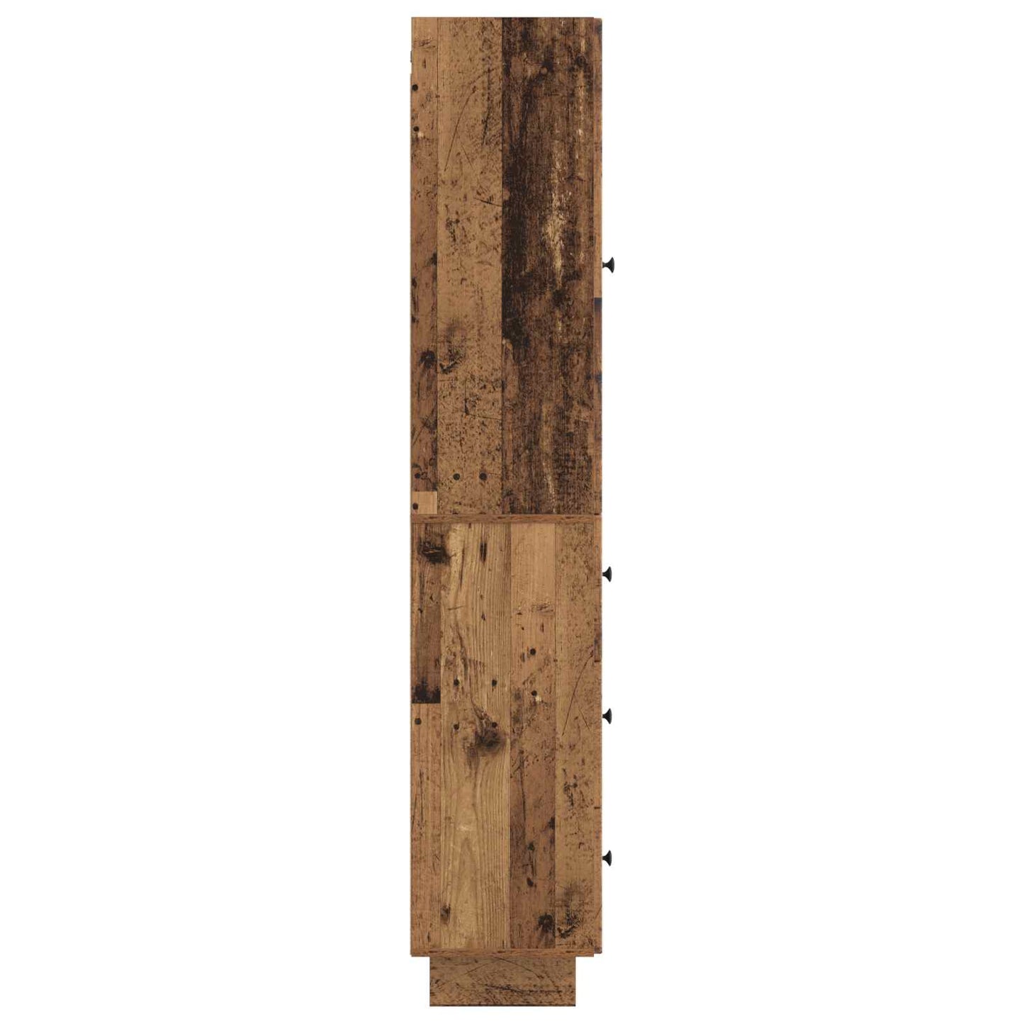 Skapsett 2 pcs Gammelt tre 33 x 34,5 x 90 cm Konstruert tre
