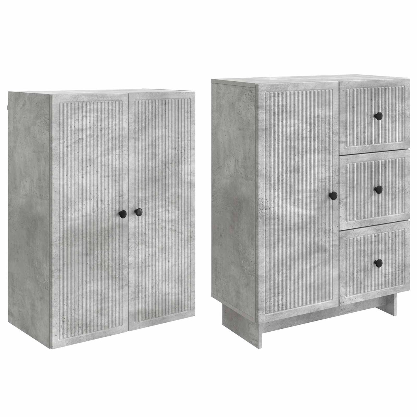 Skapsett 2 pcs 66 x 34,5 x 90 cm Konstruert tre