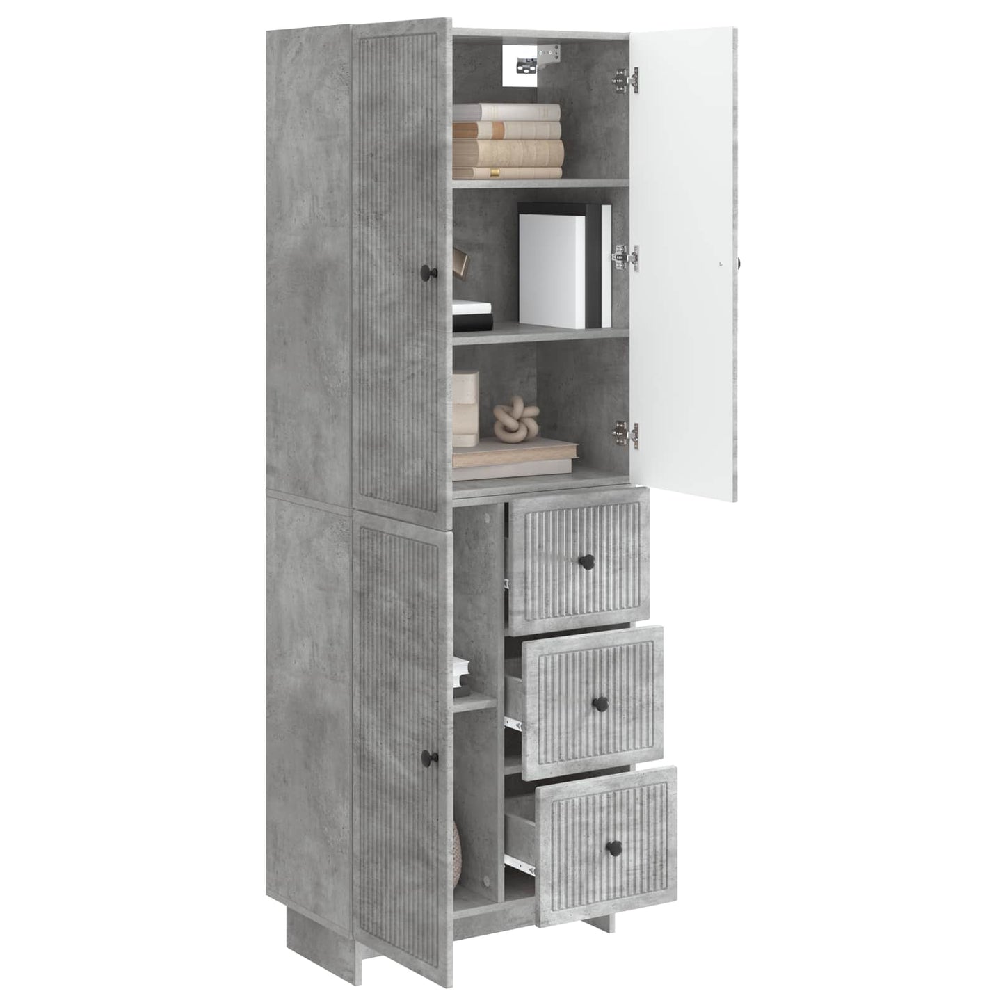 Skapsett 2 pcs 66 x 34,5 x 90 cm Konstruert tre