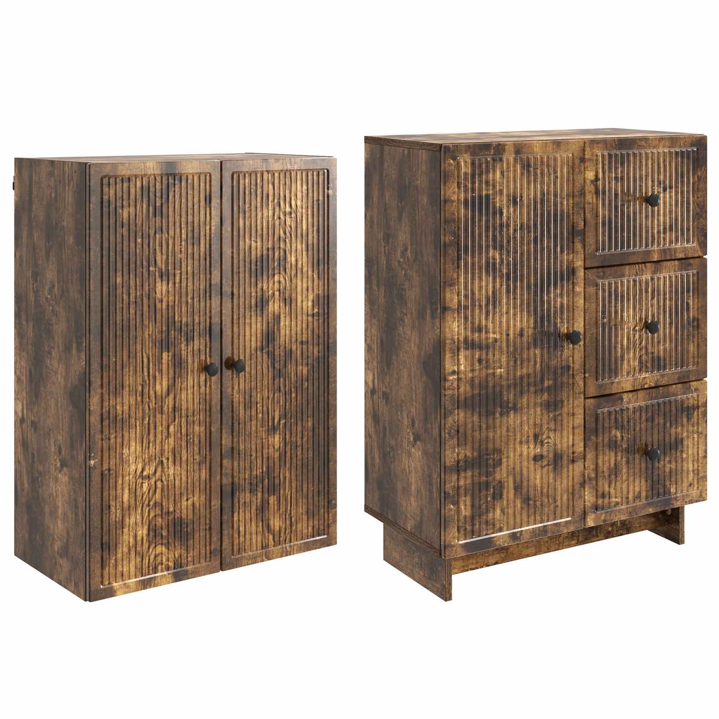 Skapsett 2 pcs 66 x 34,5 x 90 cm Konstruert tre