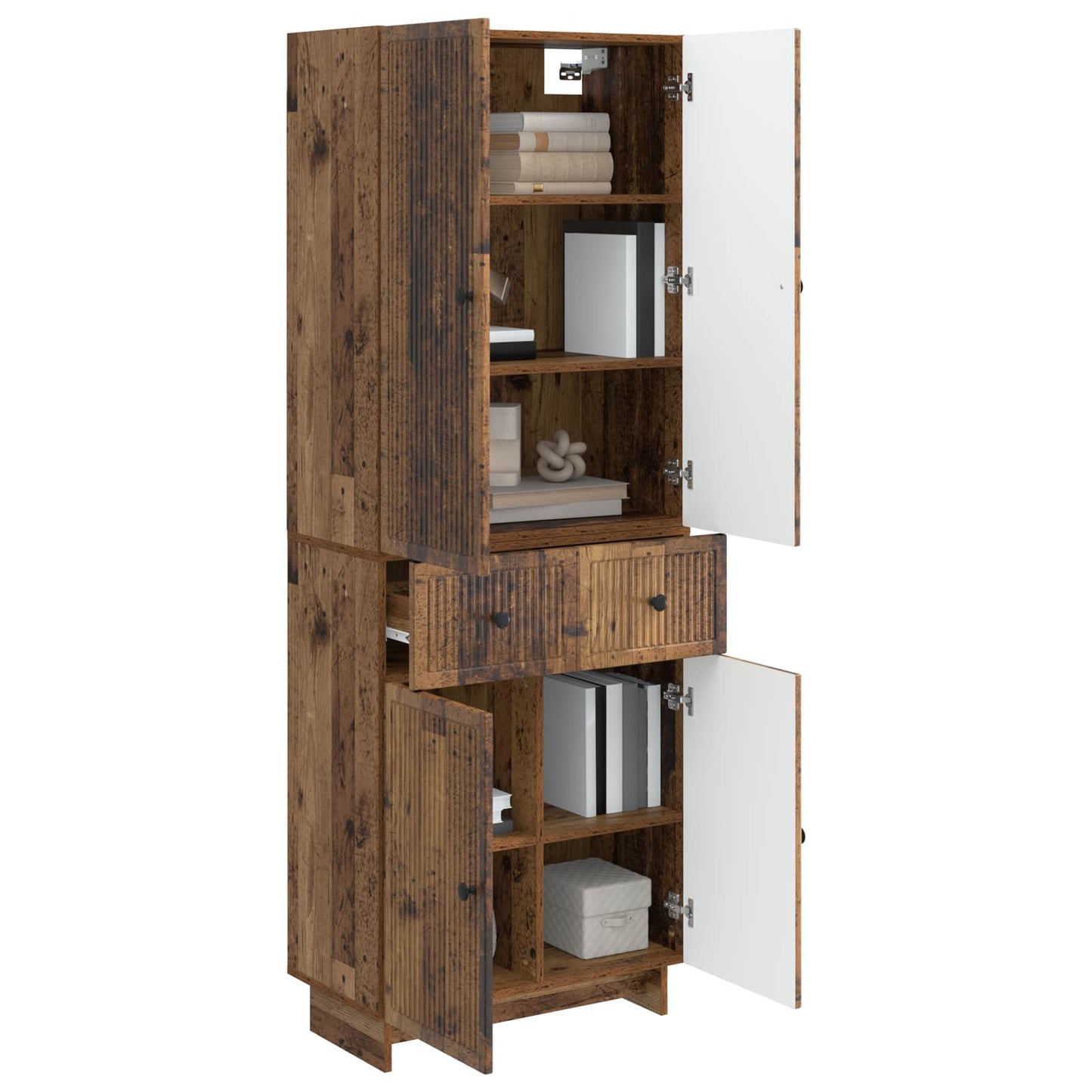 Skapsett 2 pcs 66 x 34,5 x 90 cm Konstruert tre
