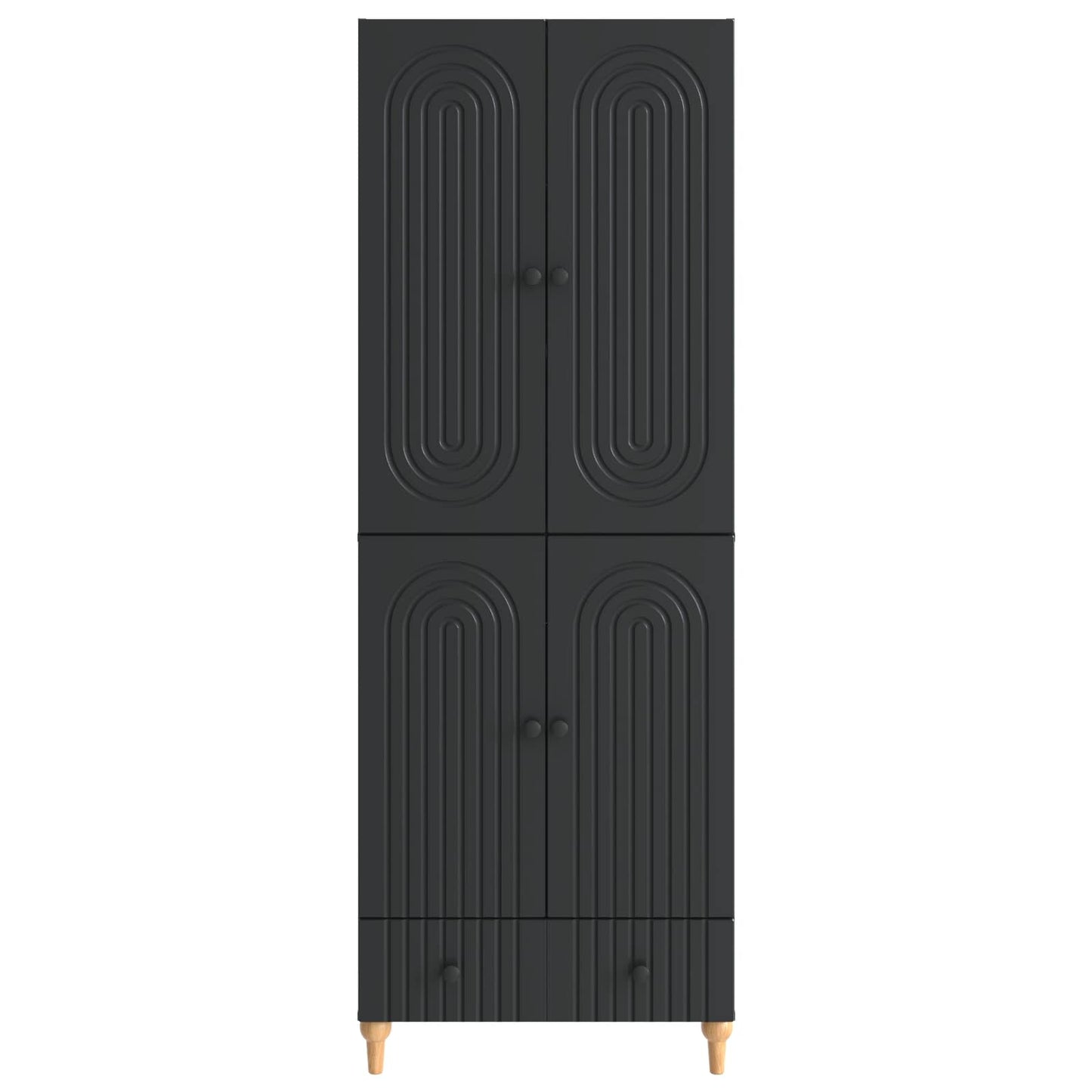 Skapsett 2 pcs 66 x 34,5 x 95 cm Konstruert tre
