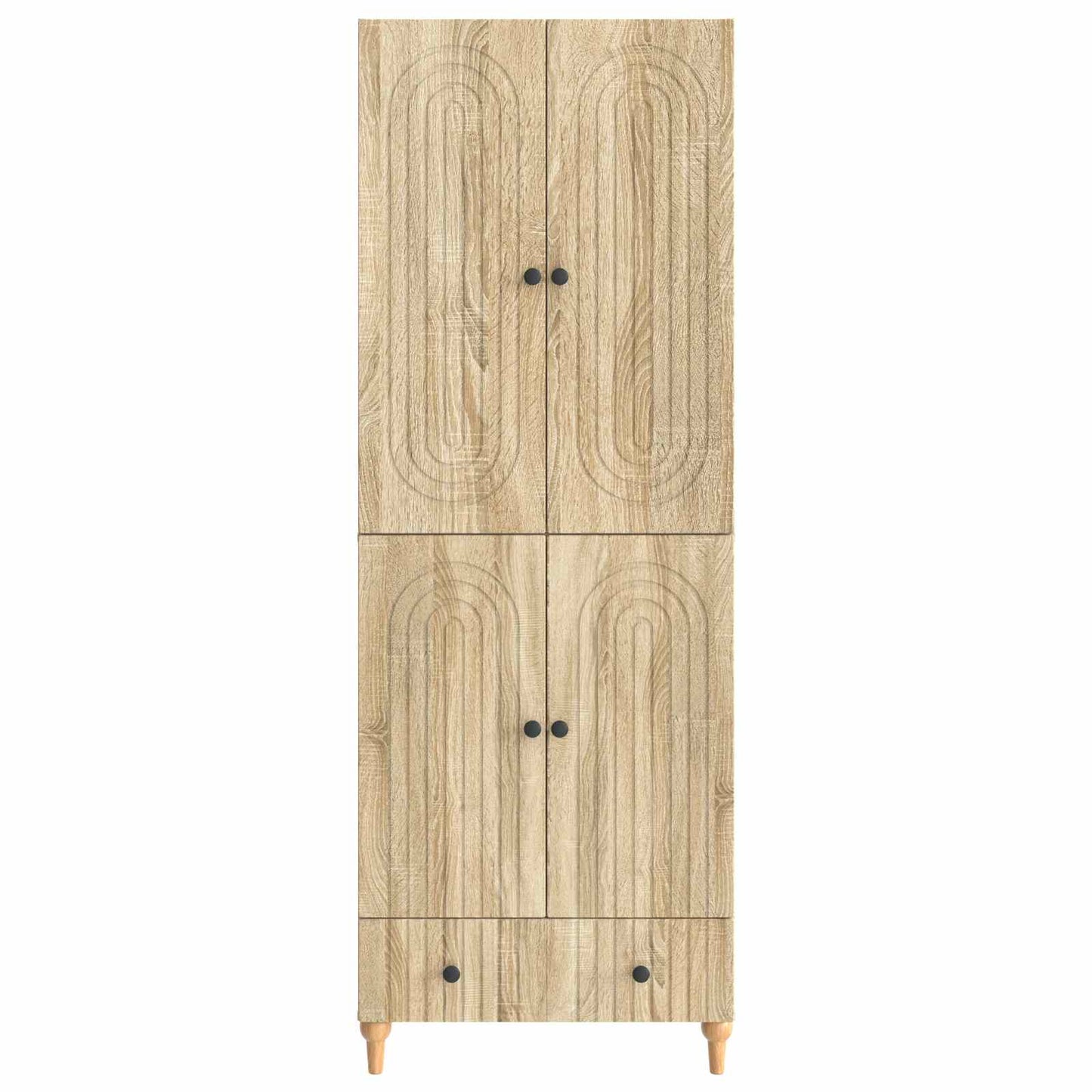 Skapsett 2 pcs 66 x 34,5 x 95 cm Konstruert tre