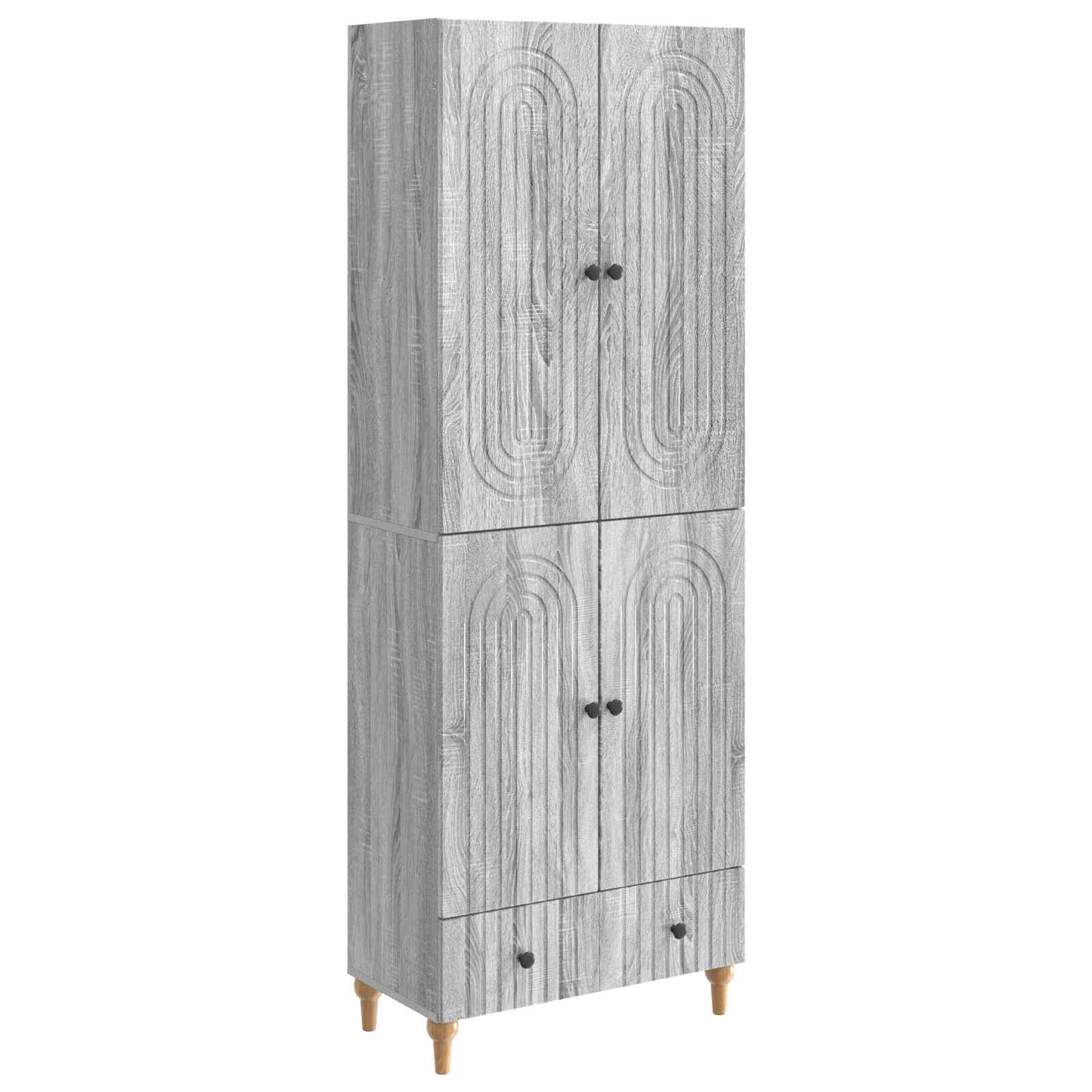Skapsett 2 pcs 66 x 34,5 x 95 cm Konstruert tre