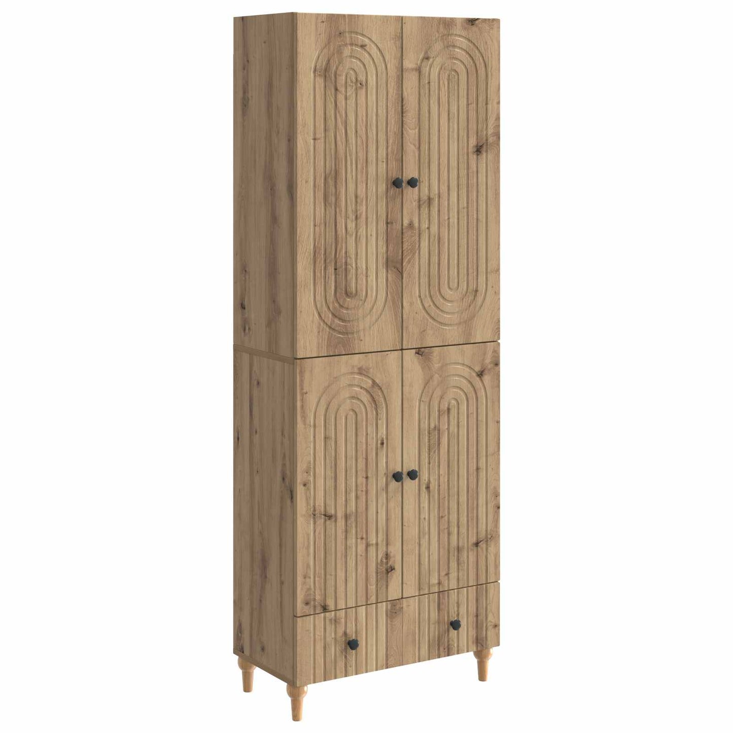 Skapsett 2 pcs 66 x 34,5 x 95 cm Konstruert tre