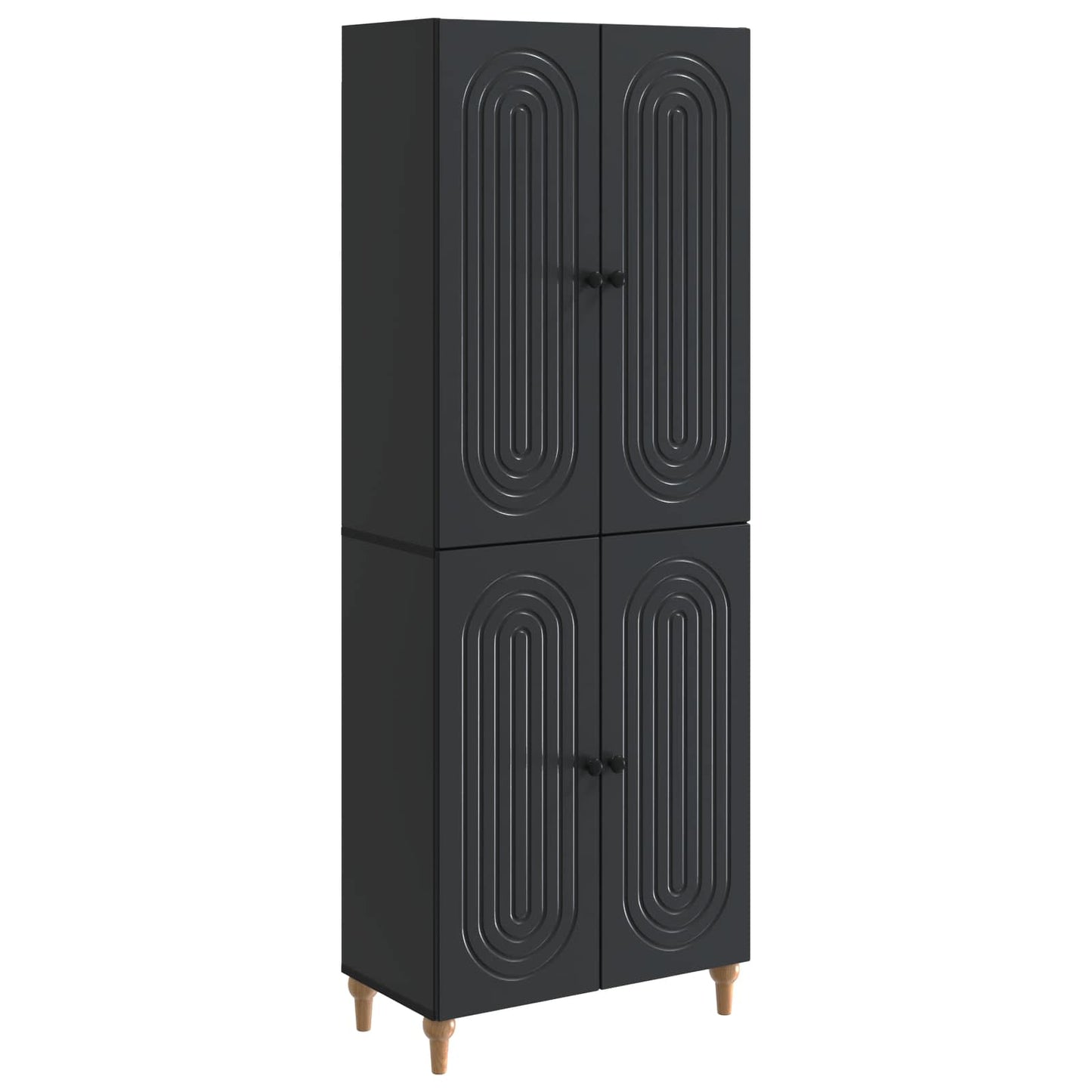 Skapsett 2 pcs 66 x 34,5 x 90 cm Konstruert tre