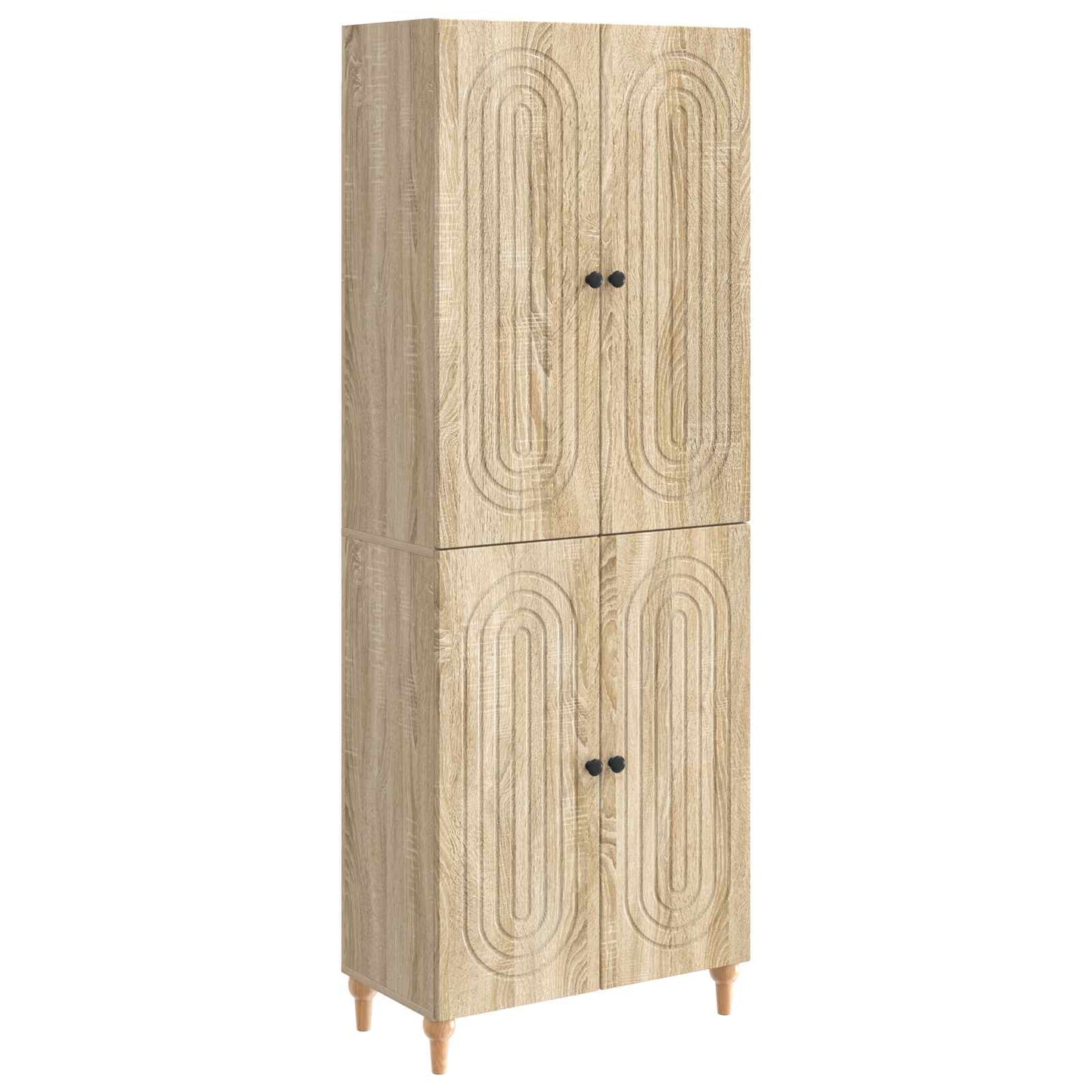 Skapsett 2 pcs 66 x 34,5 x 90 cm Konstruert tre