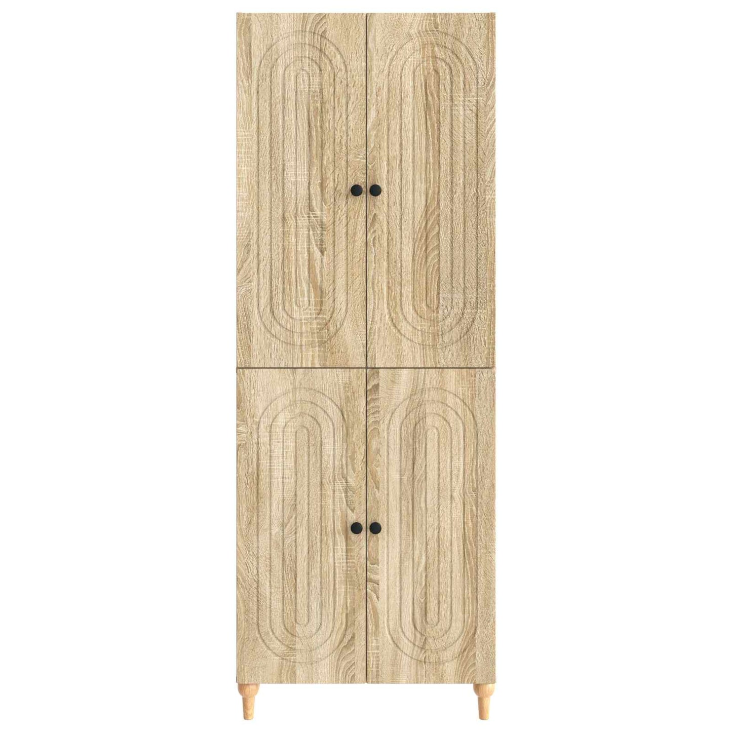 Skapsett 2 pcs 66 x 34,5 x 90 cm Konstruert tre