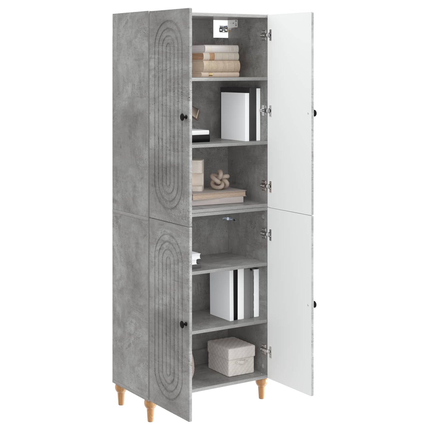 Skapsett 2 pcs 66 x 34,5 x 90 cm Konstruert tre