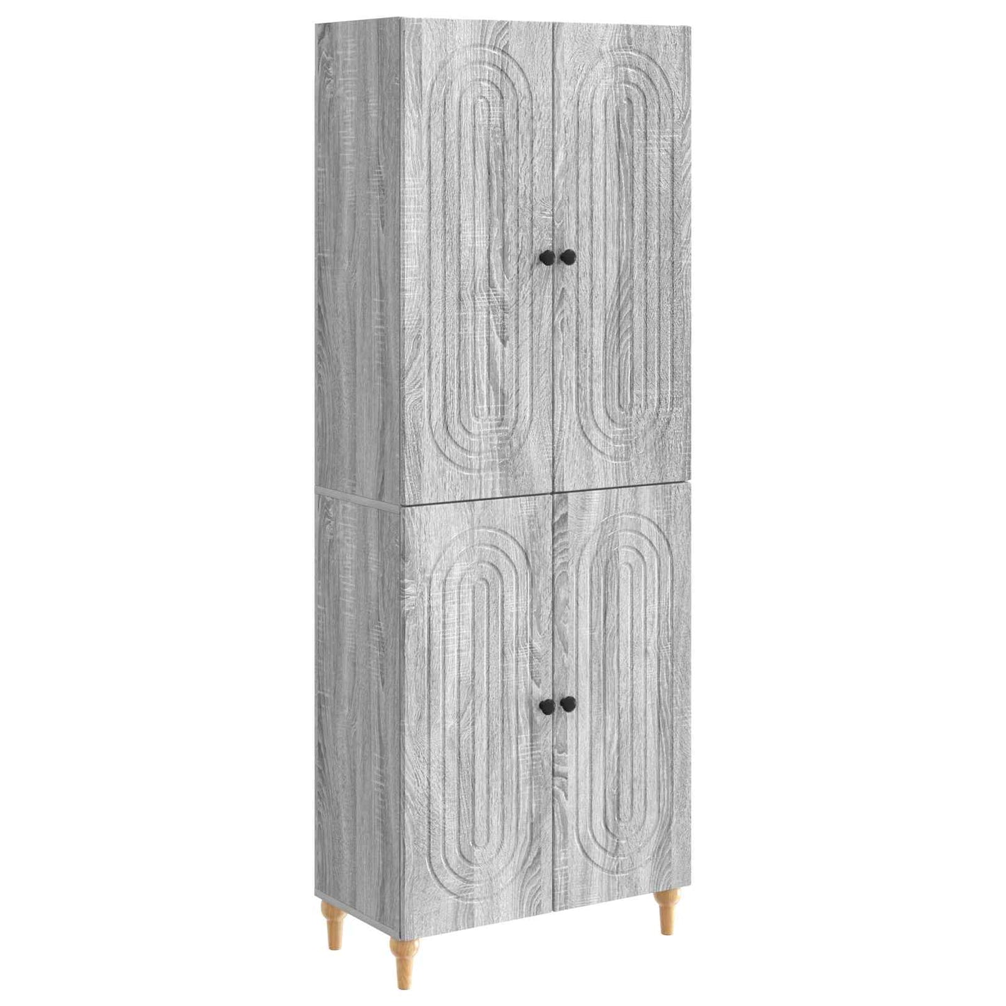 Skapsett 2 pcs 66 x 34,5 x 90 cm Konstruert tre