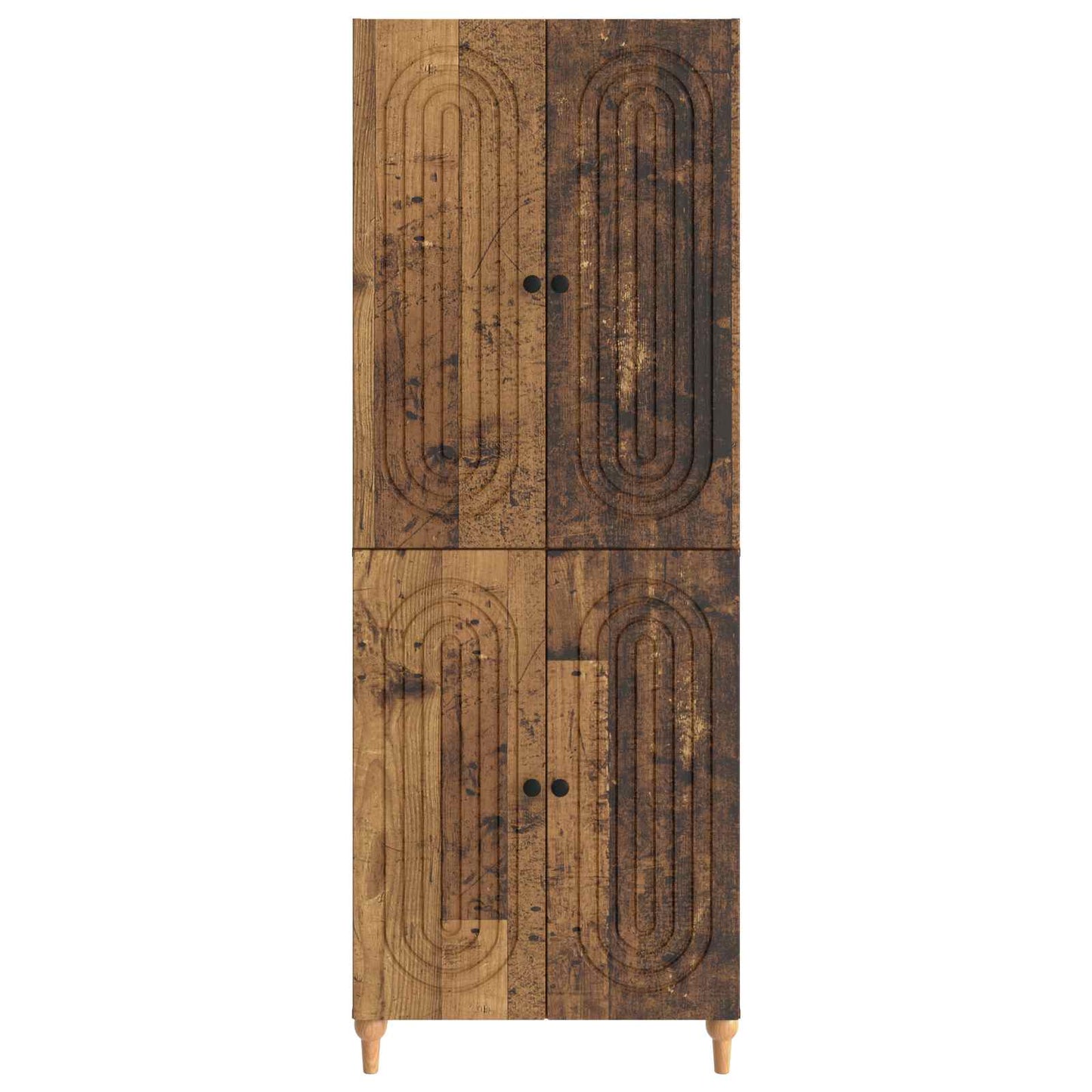 Skapsett 2 pcs 66 x 34,5 x 90 cm Konstruert tre