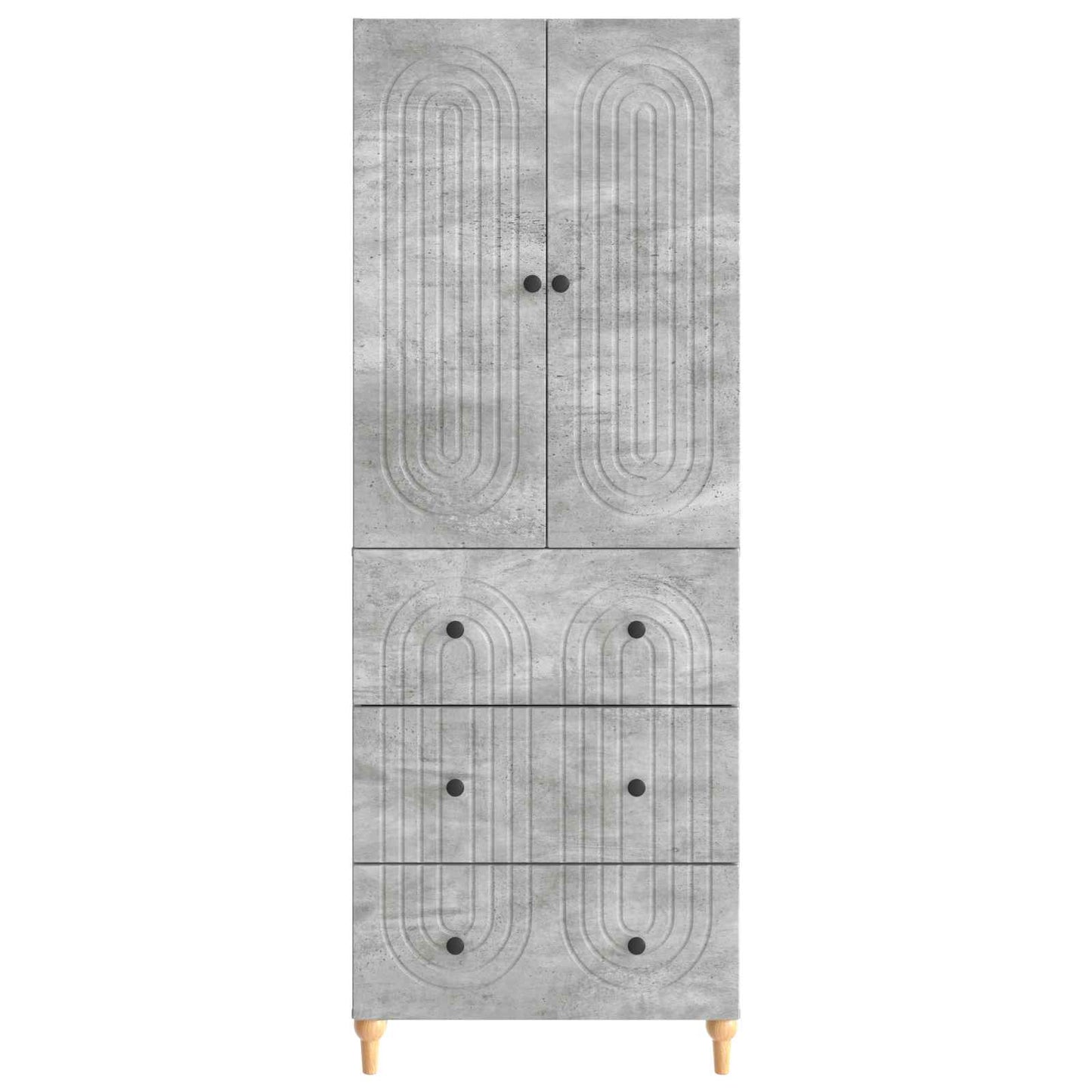 Skapsett 2 pcs 66 x 34,5 x 90 cm Konstruert tre