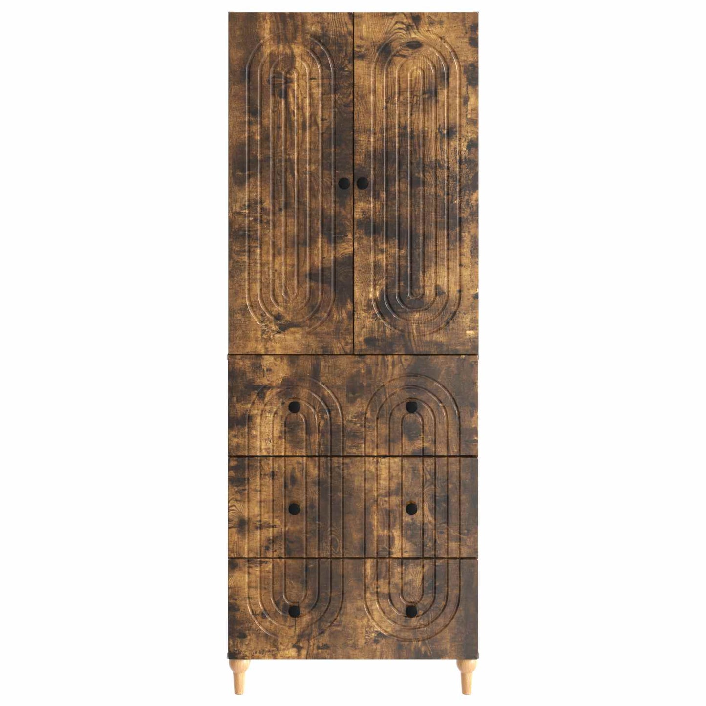 Skapsett 2 pcs 66 x 34,5 x 90 cm Konstruert tre