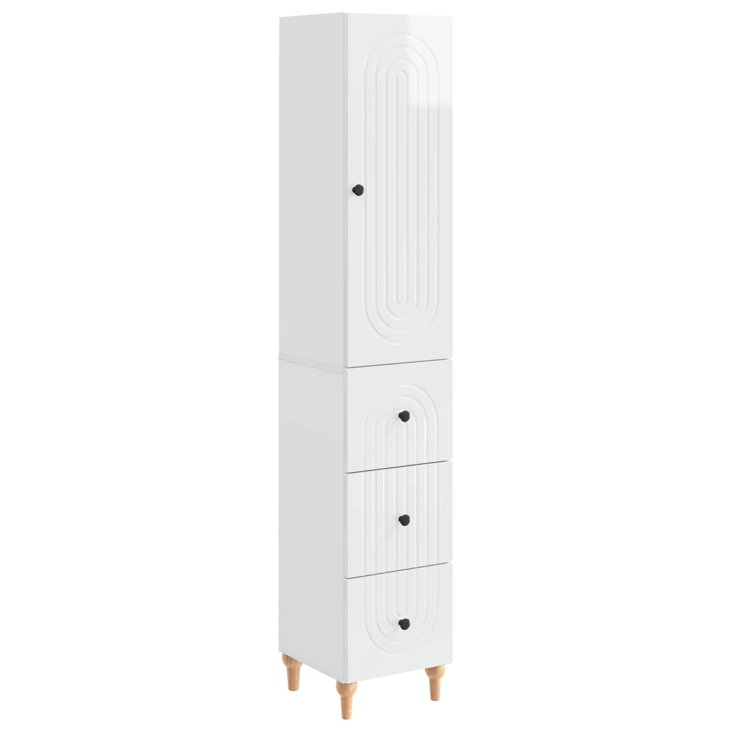 Skapsett 2 pcs 33 x 34,5 x 90 cm Konstruert tre