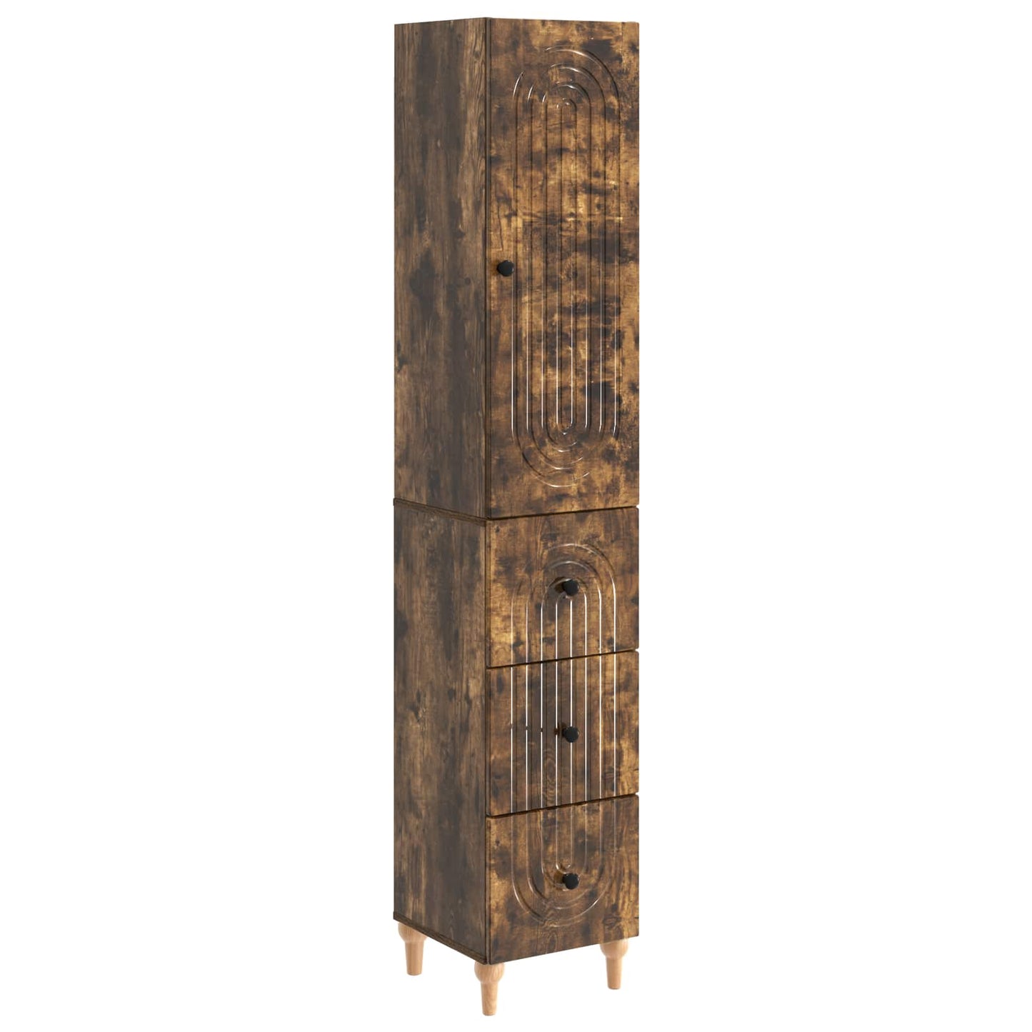 Skapsett 2 pcs 33 x 34,5 x 90 cm Konstruert tre