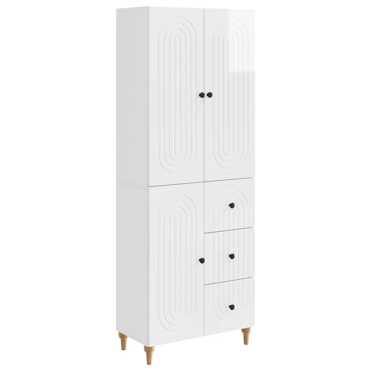 Skapsett 2 pcs 66 x 34,5 x 90 cm Konstruert tre