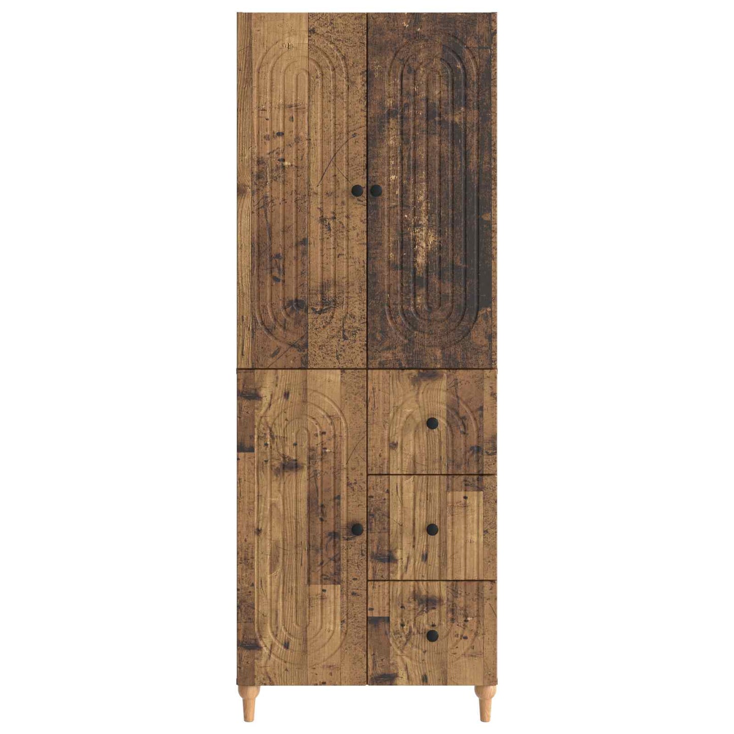 Skapsett 2 pcs 66 x 34,5 x 90 cm Konstruert tre