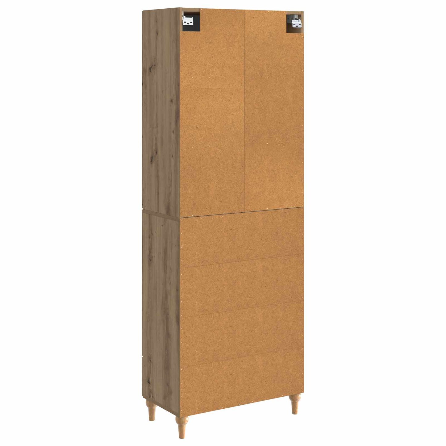 Skapsett 2 pcs 66 x 34,5 x 90 cm Konstruert tre