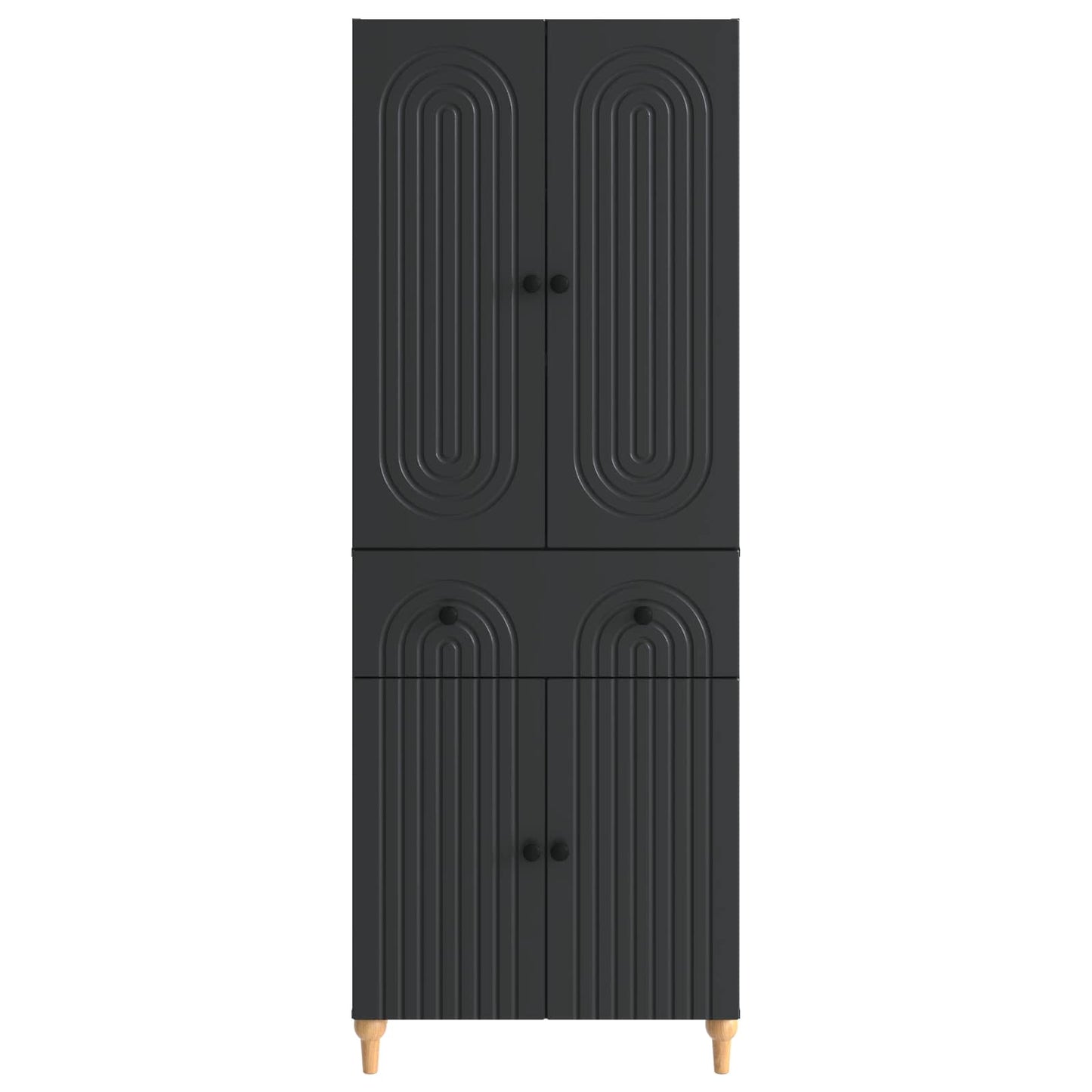 Skapsett 2 pcs 66 x 34,5 x 90 cm Konstruert tre