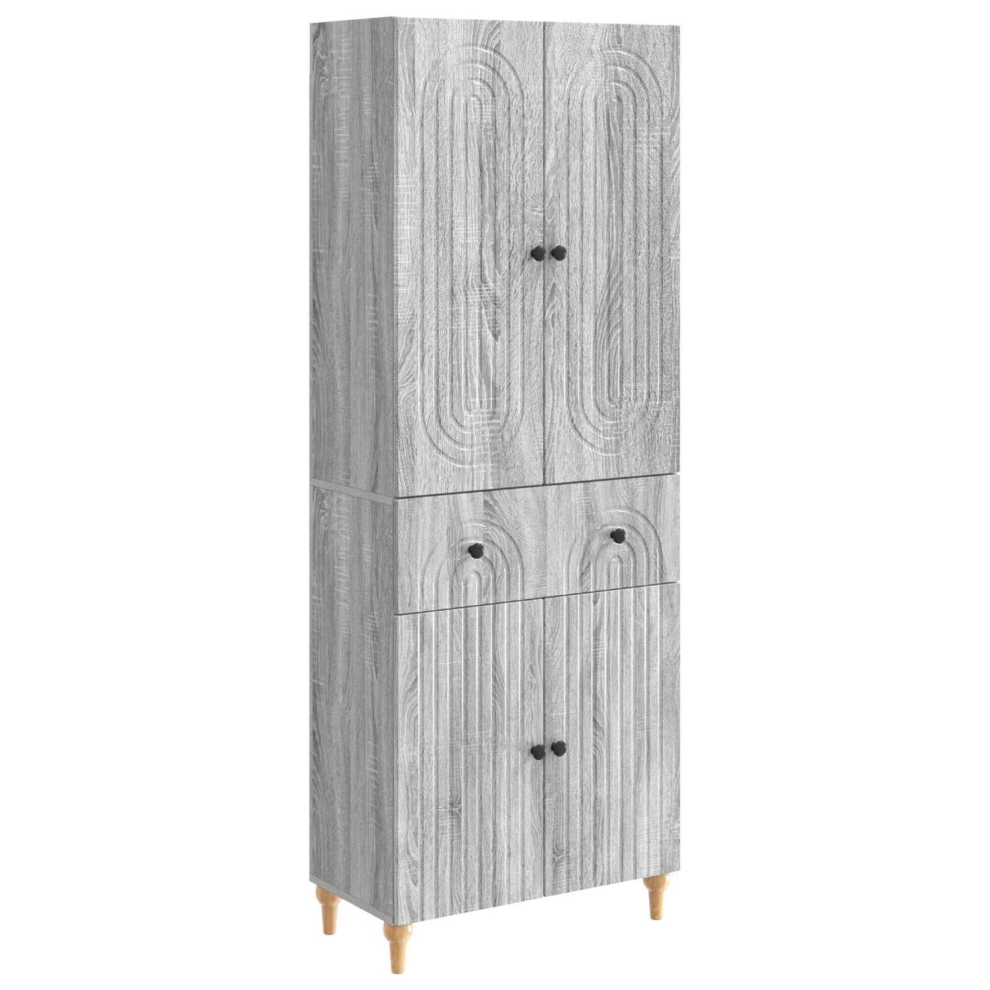 Skapsett 2 pcs 66 x 34,5 x 90 cm Konstruert tre