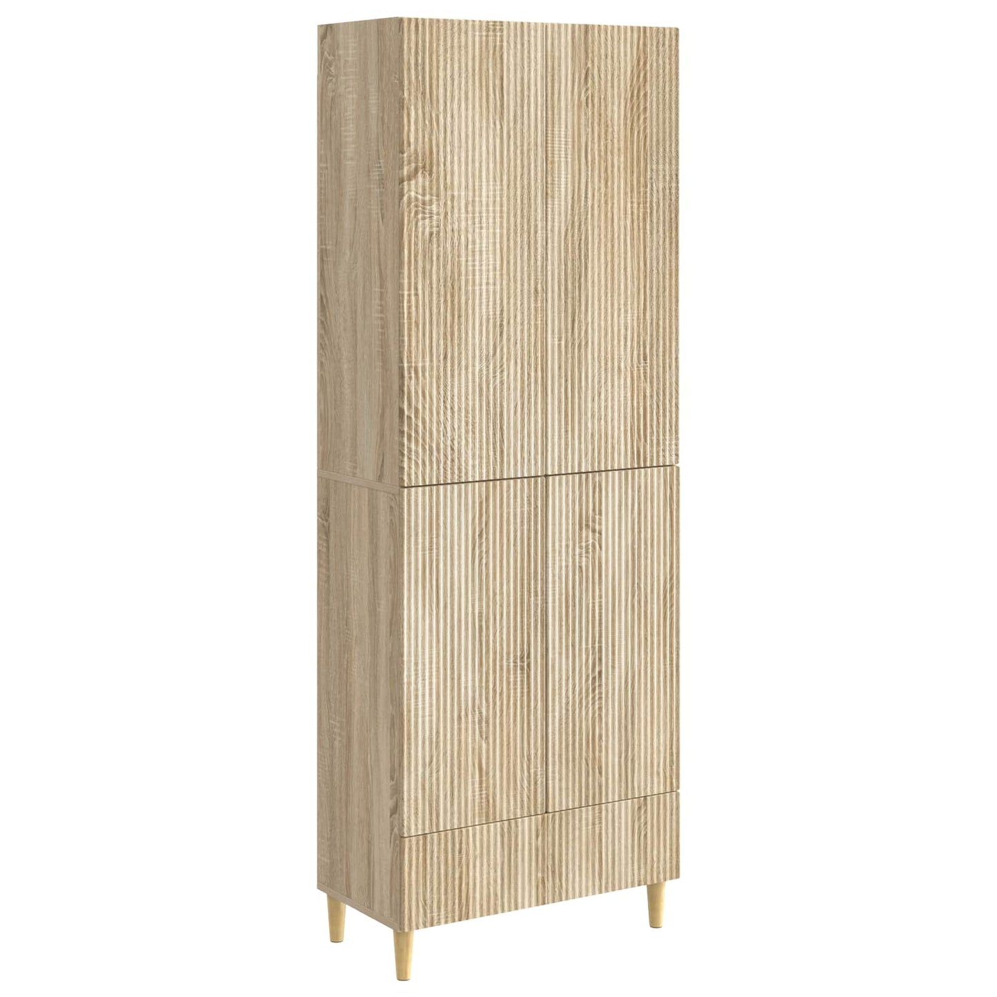 Skapsett 2 pcs 66 x 34,5 x 95 cm Konstruert tre