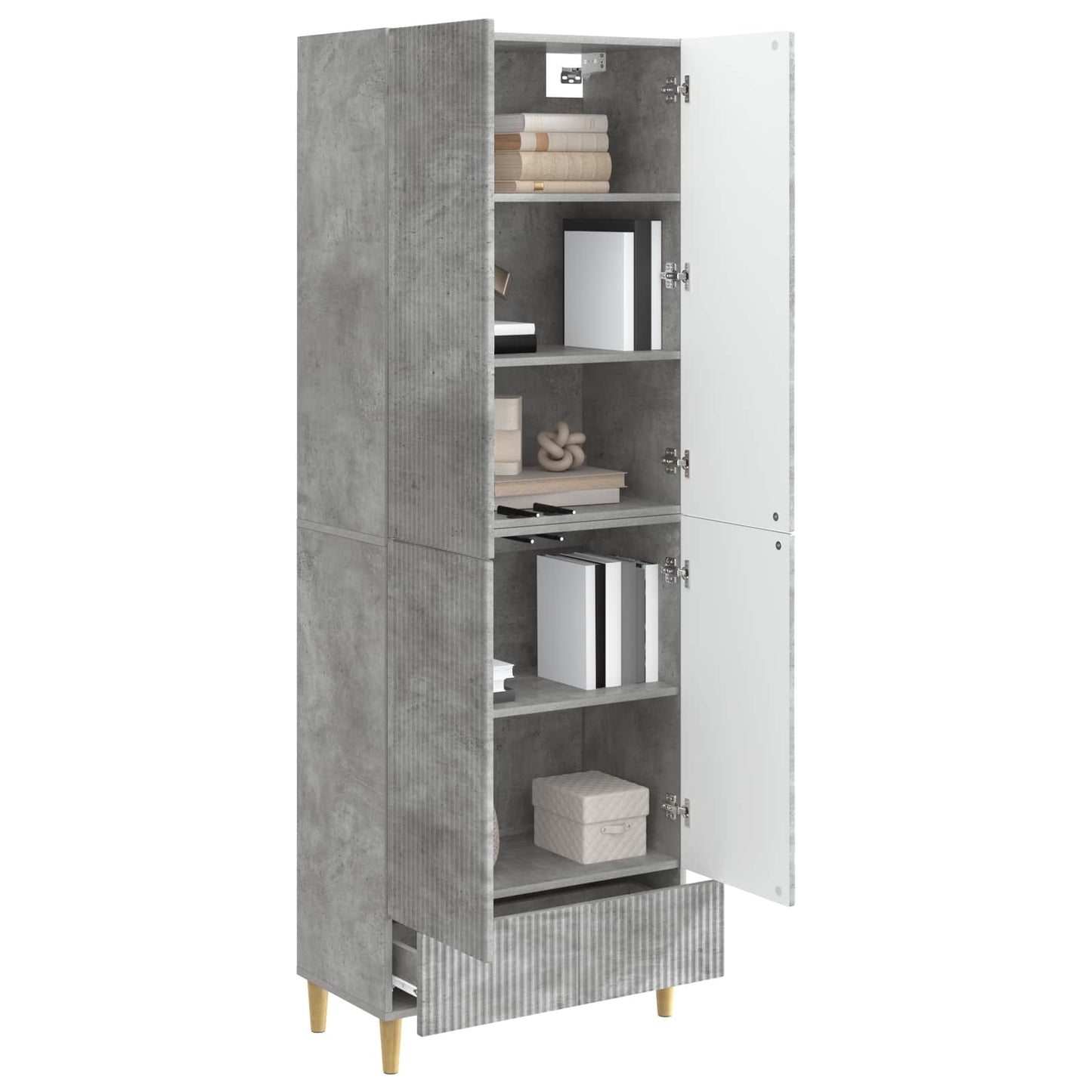 Skapsett 2 pcs 66 x 34,5 x 95 cm Konstruert tre
