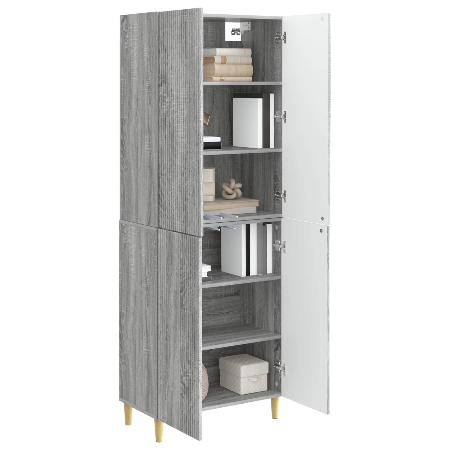 Skapsett 2 pcs 66 x 34,5 x 90 cm Konstruert tre