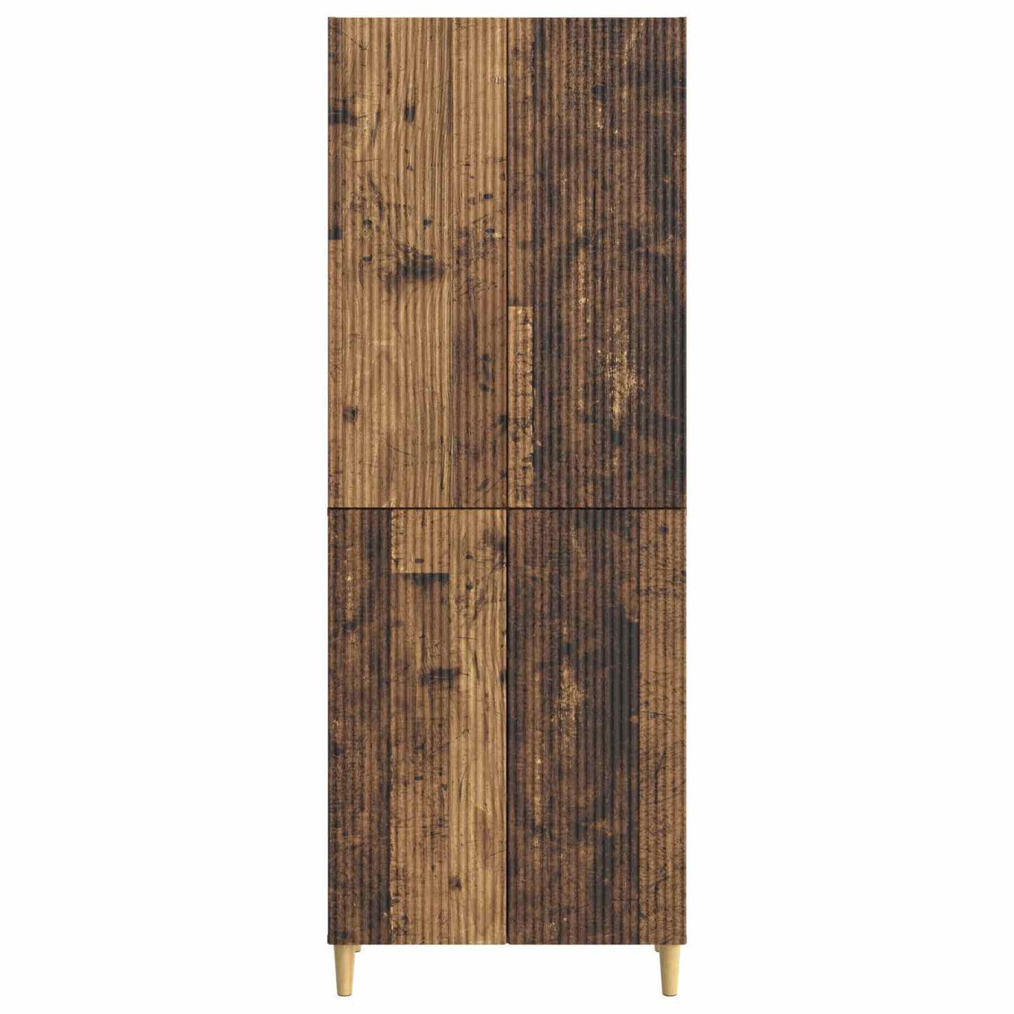 Skapsett 2 pcs Gammelt tre 66 x 34,5 x 90 cm Konstruert tre