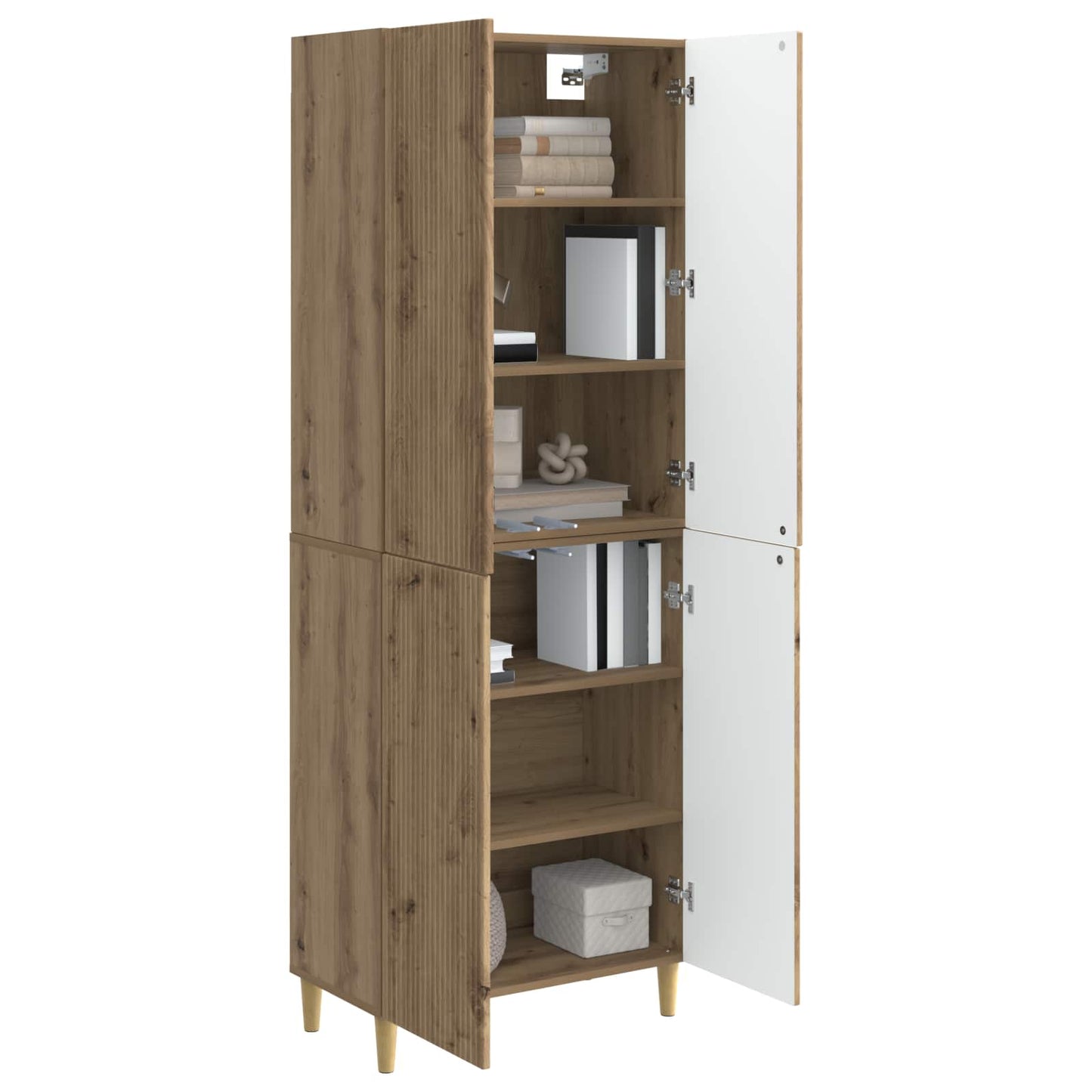 Skapsett 2 pcs Artisan eik 66 x 34,5 x 90 cm Konstruert tre