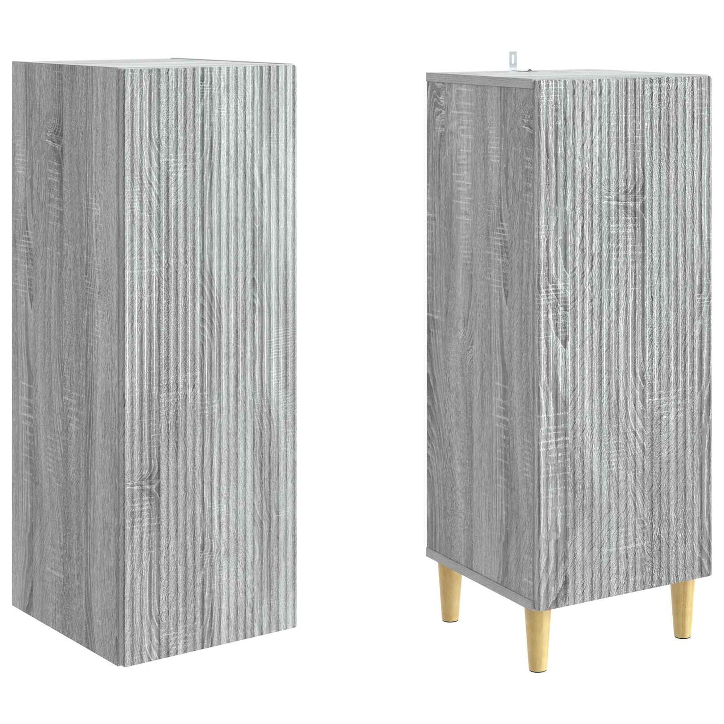 Skapsett 2 pcs 33 x 34,5 x 90 cm Konstruert tre