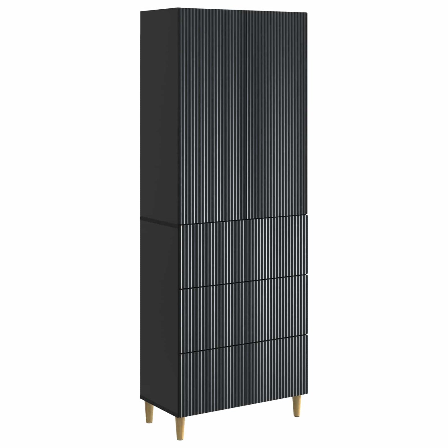 Skapsett 2 pcs 66 x 34,5 x 90 cm Konstruert tre