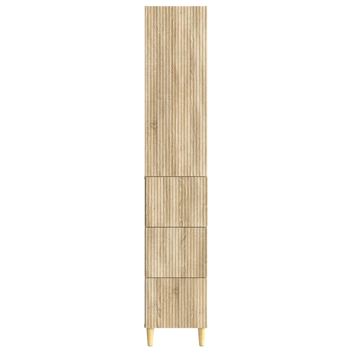 Skapsett 2 pcs 33 x 34,5 x 90 cm Konstruert tre
